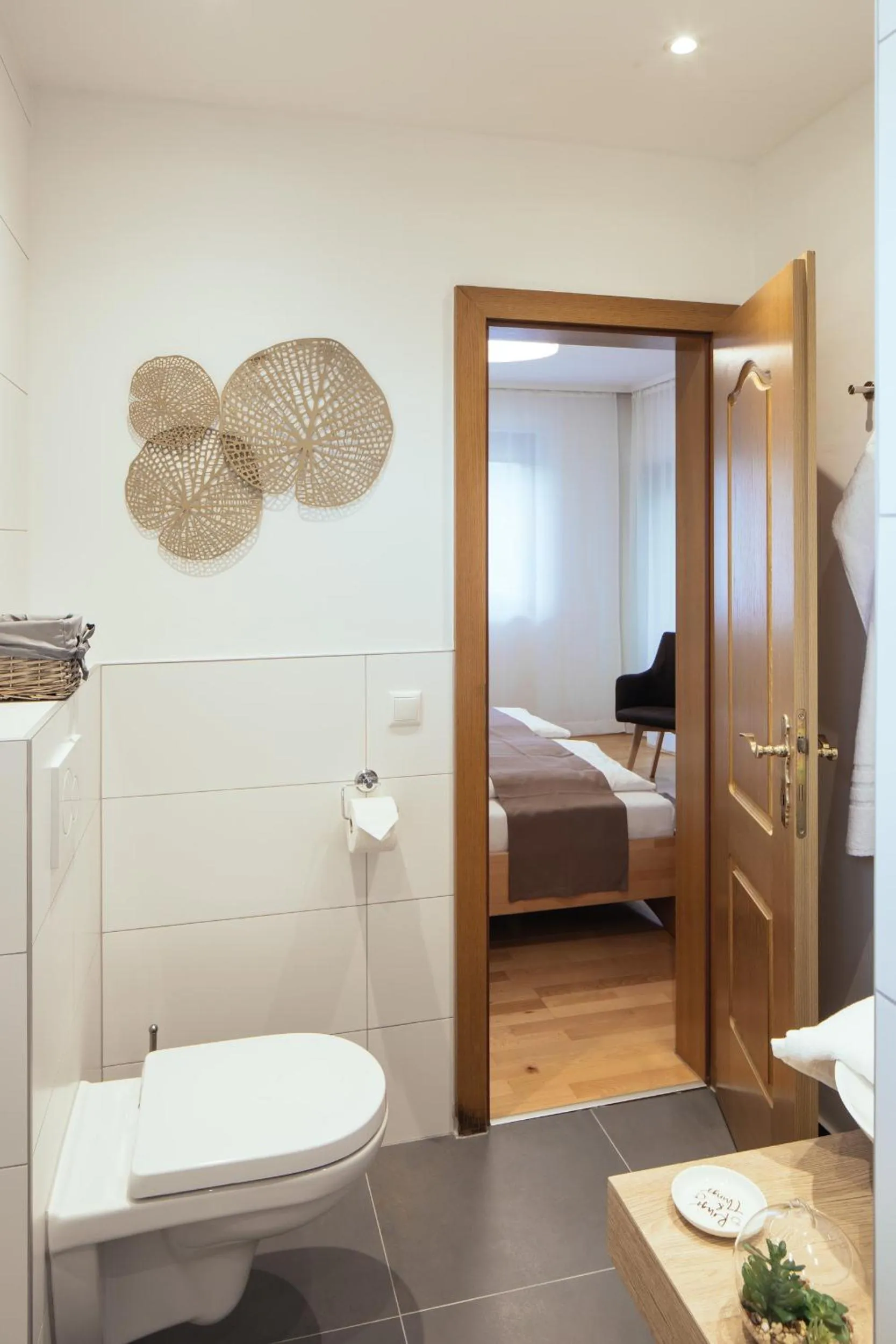 Toilet, Bed in Pension Auszeit Velden