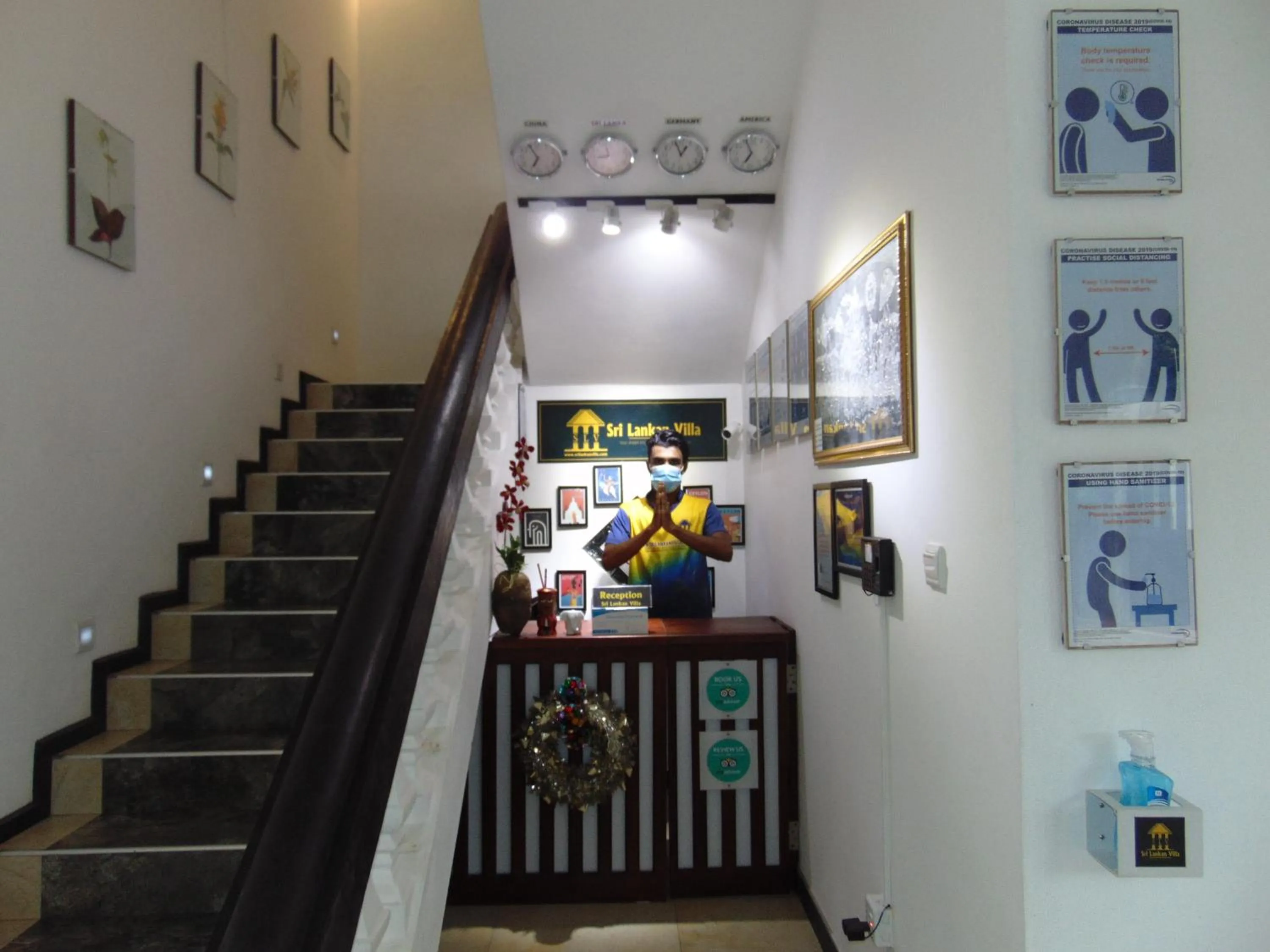 Lobby or reception in SRI LANKAN VILLA