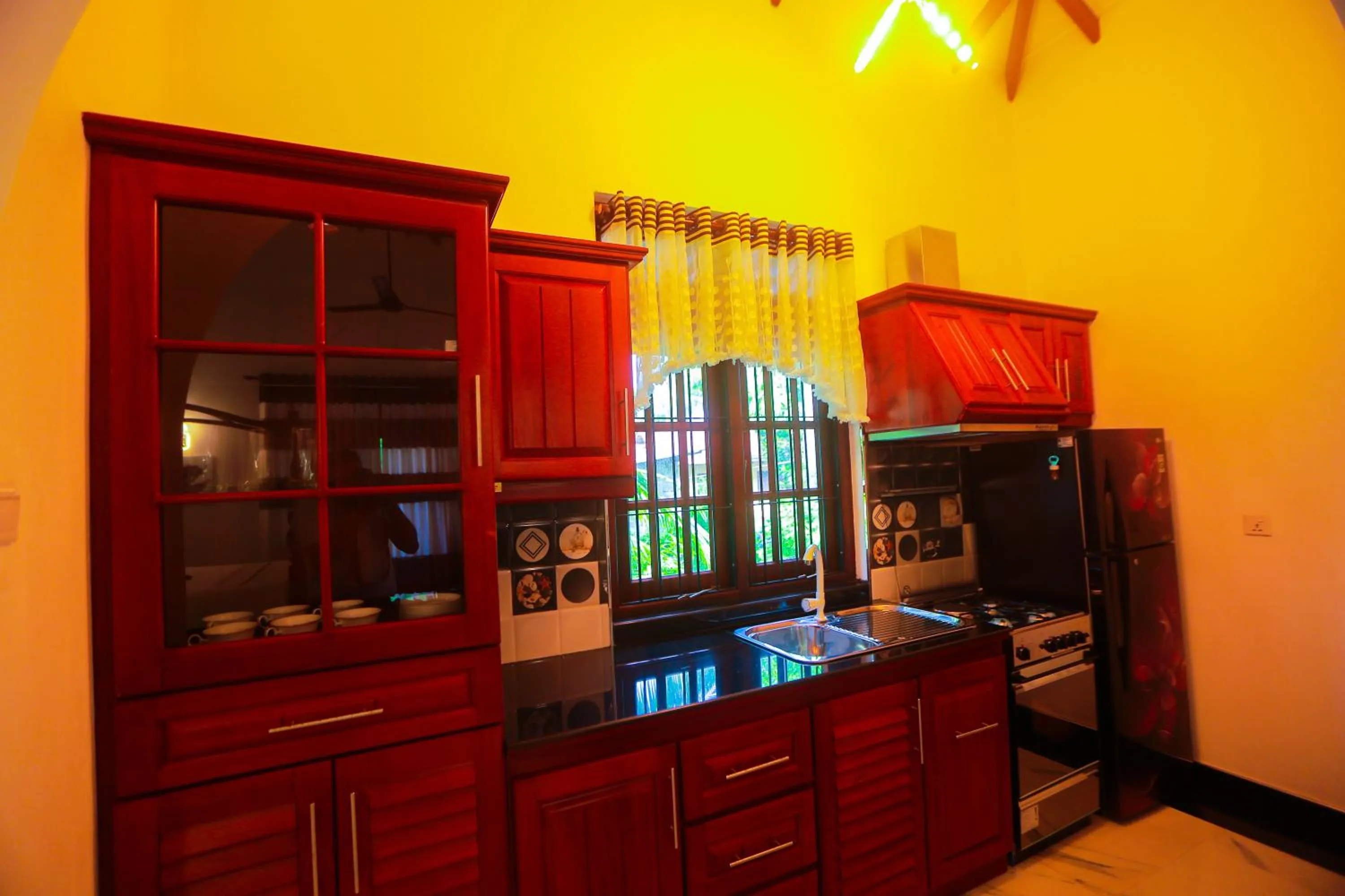 Kitchen or kitchenette in SRI LANKAN VILLA