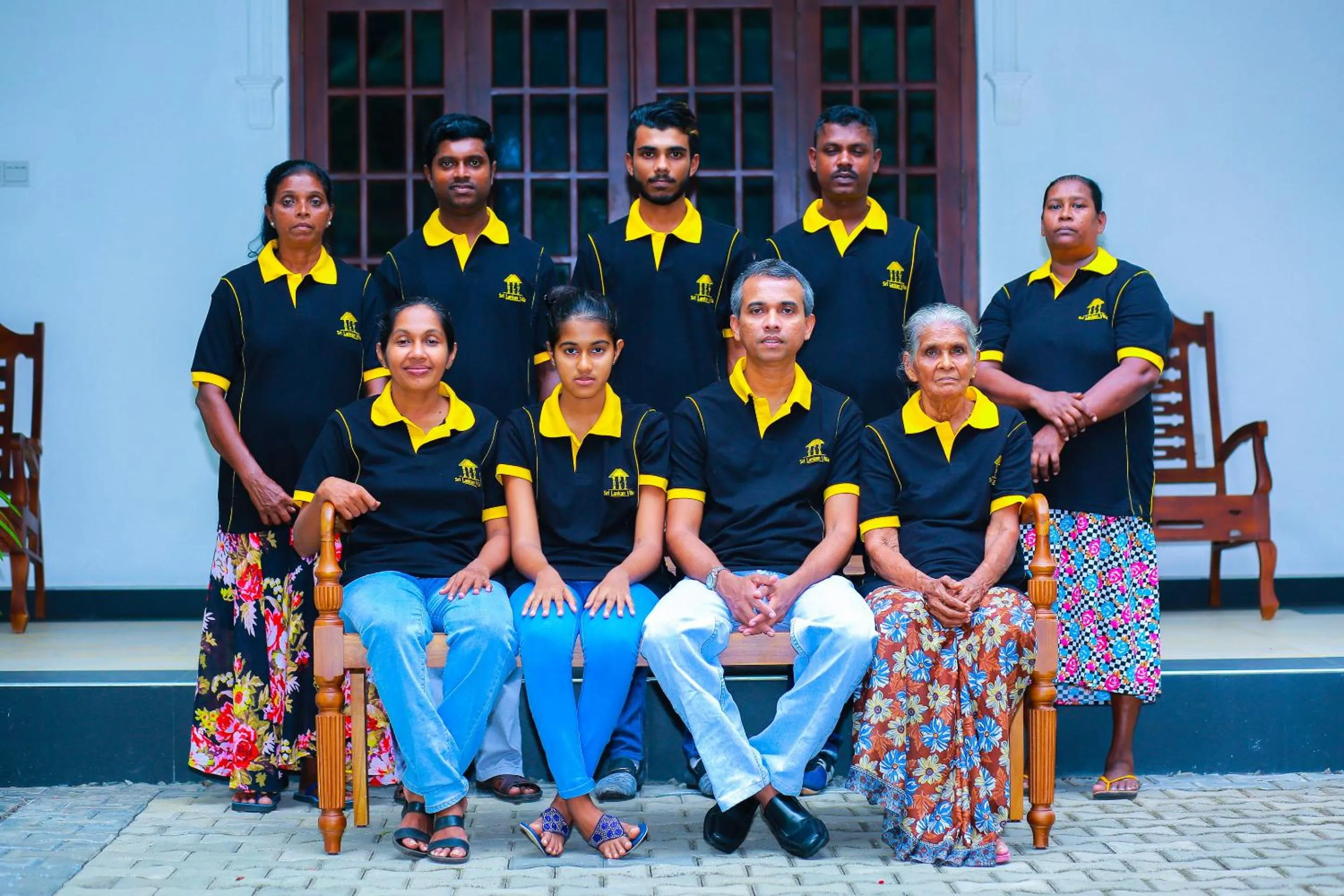 Staff in SRI LANKAN VILLA