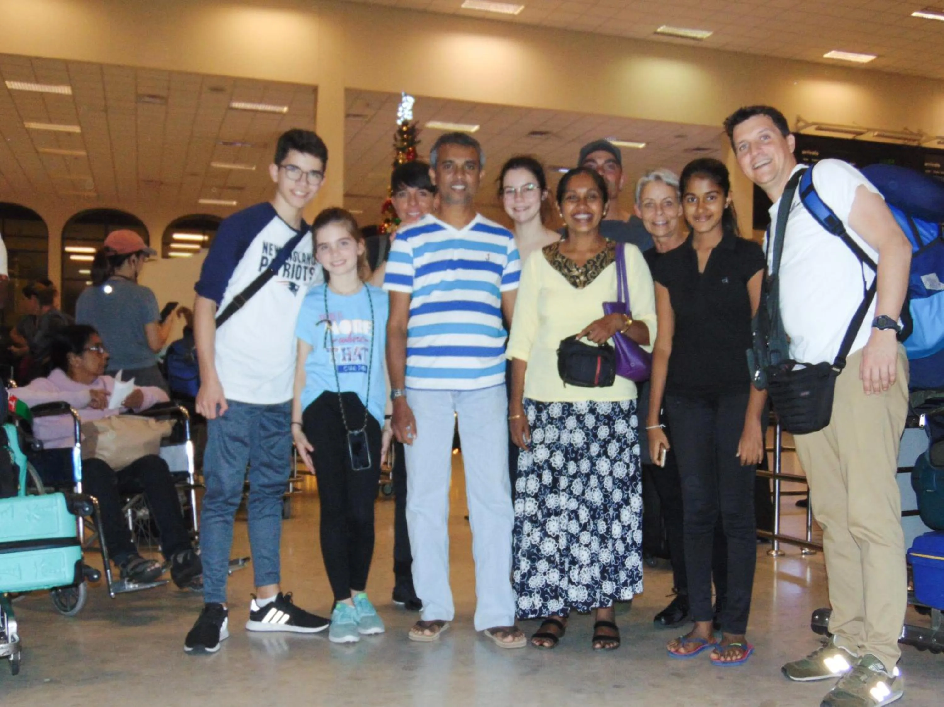group of guests in SRI LANKAN VILLA