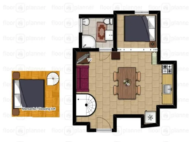 Floor plan in Tipico Resort