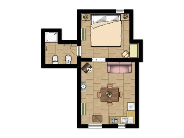 Floor plan in Tipico Resort