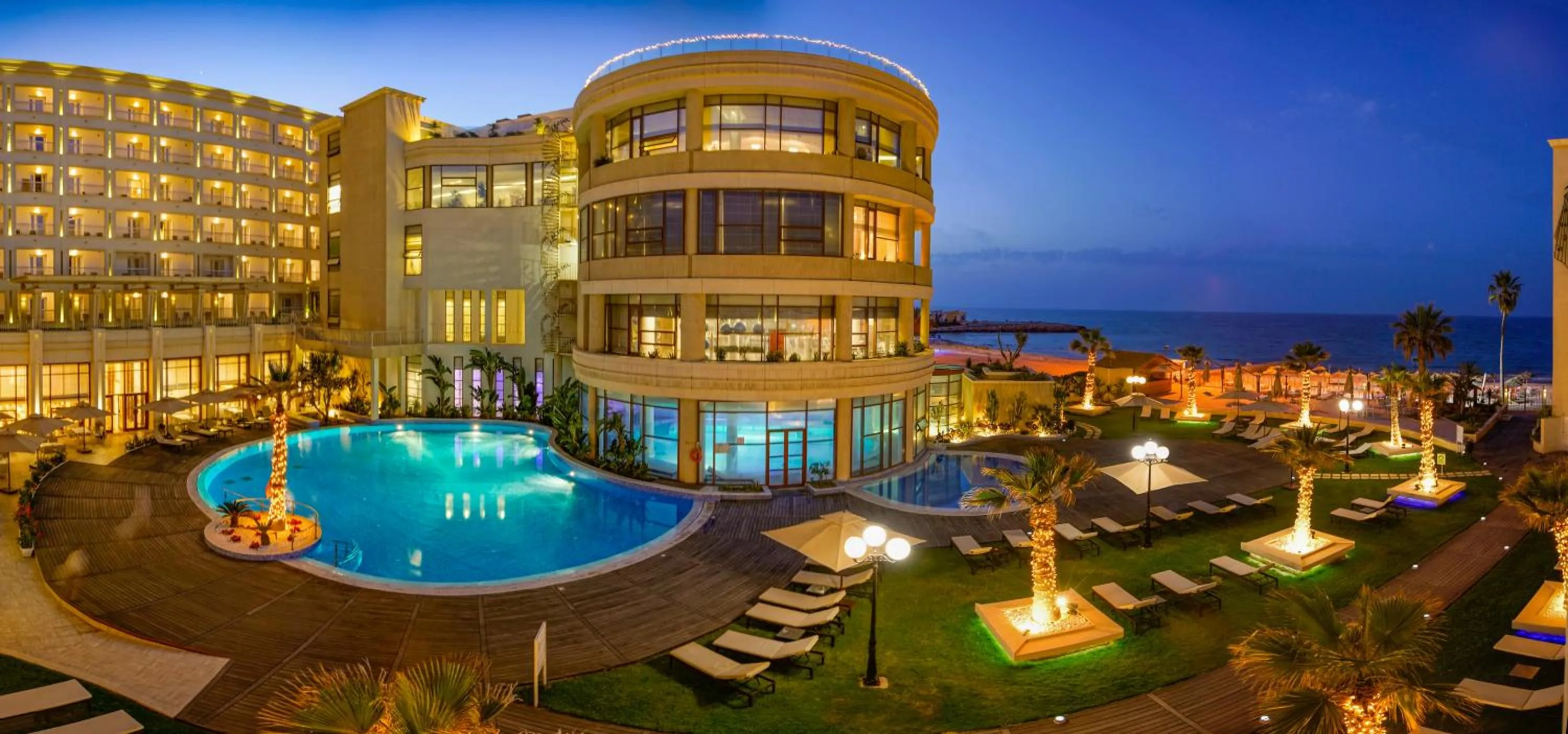 Pool view in Sousse Palace Hotel & Spa
