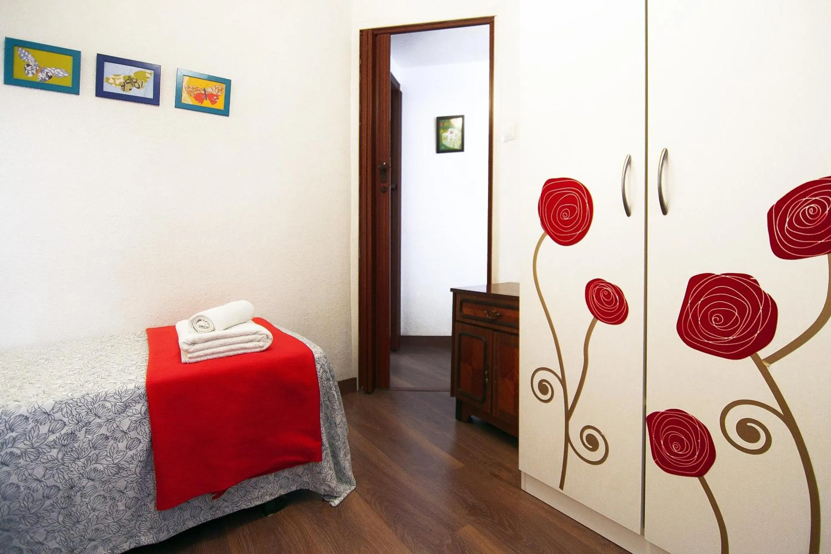 Bed in Casa Tortilla Sagrada Familia