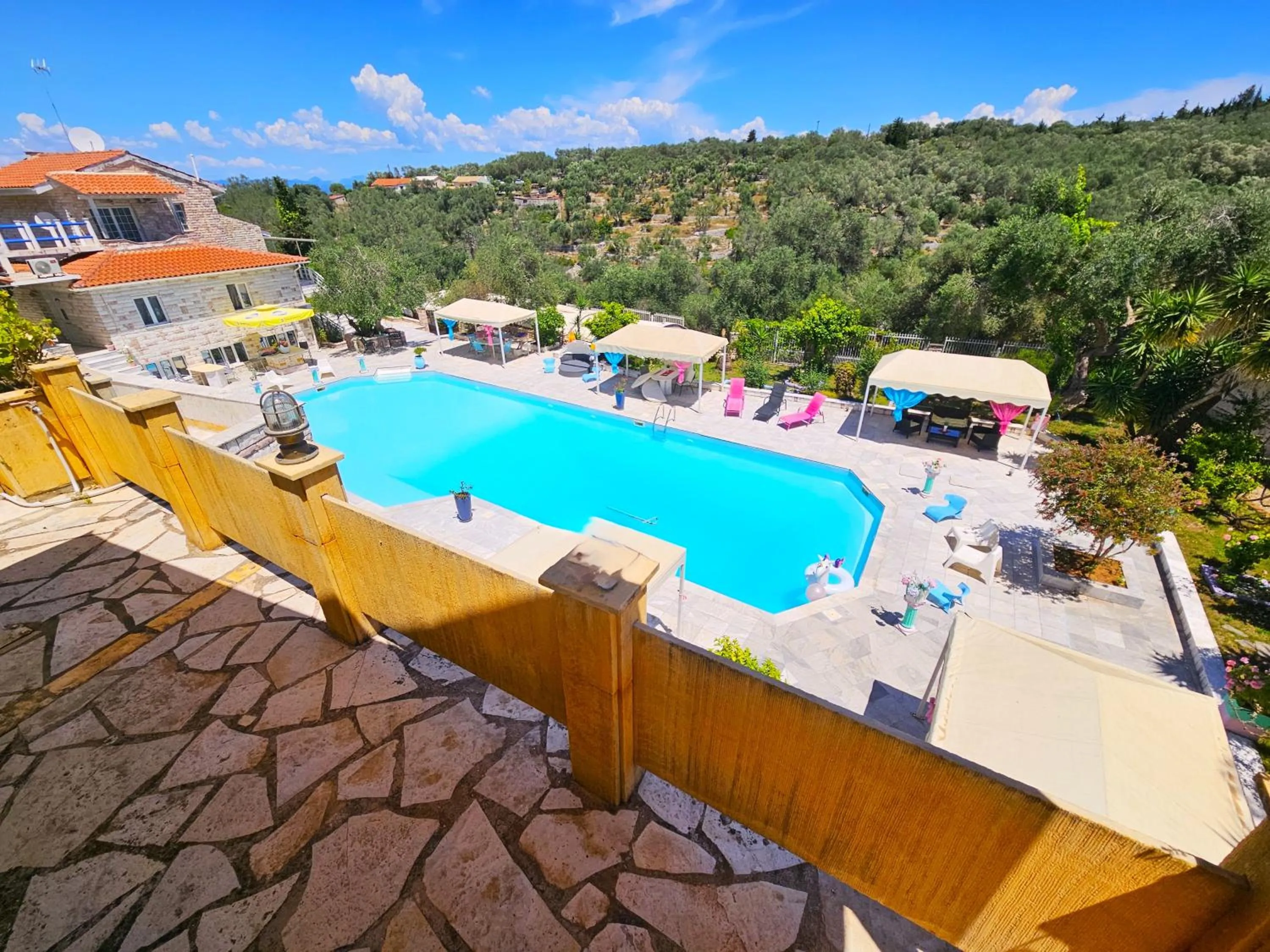 Pool view in Paco's Resort Holiday Flats