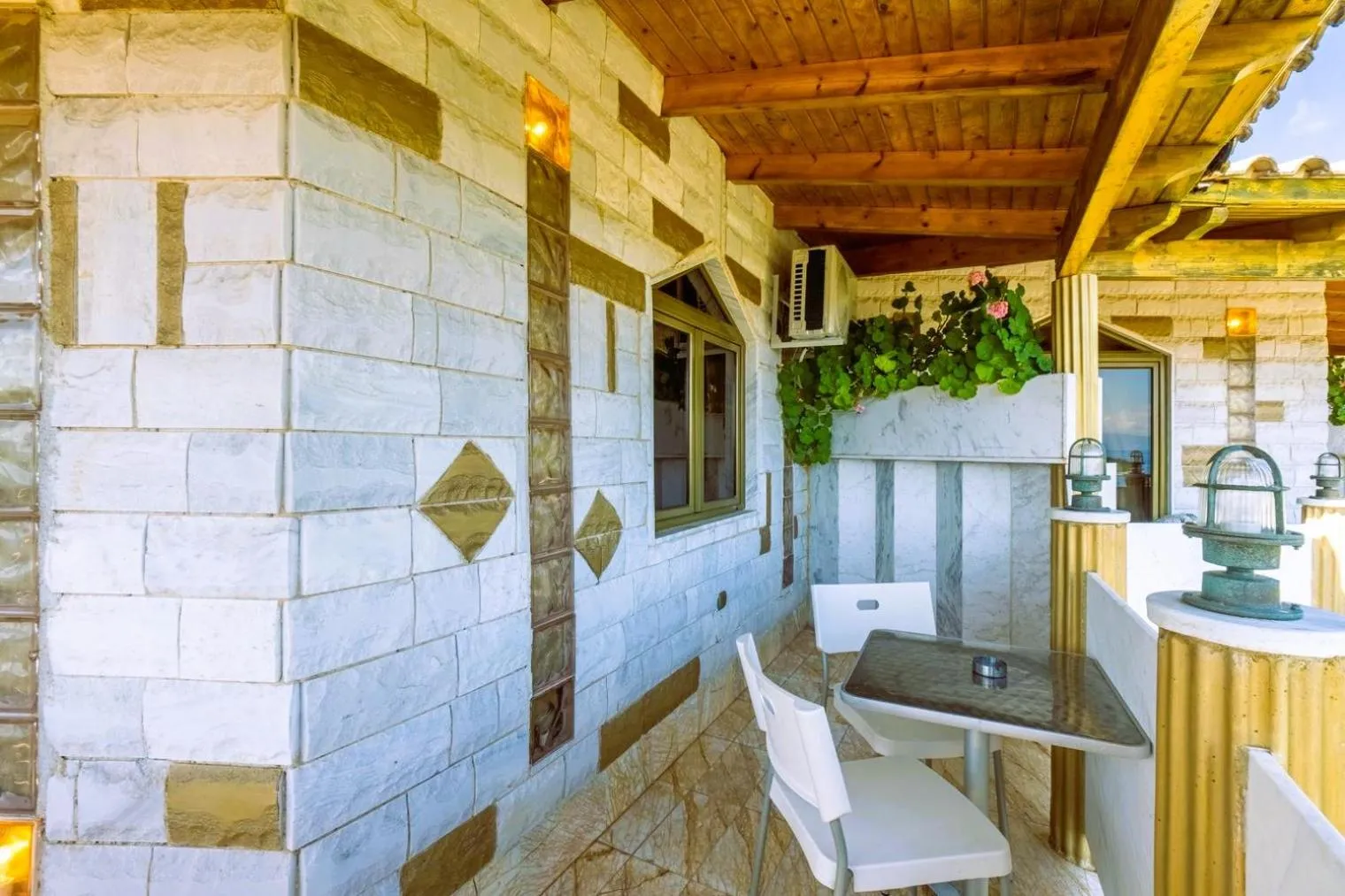 Patio in Paco's Resort Holiday Flats