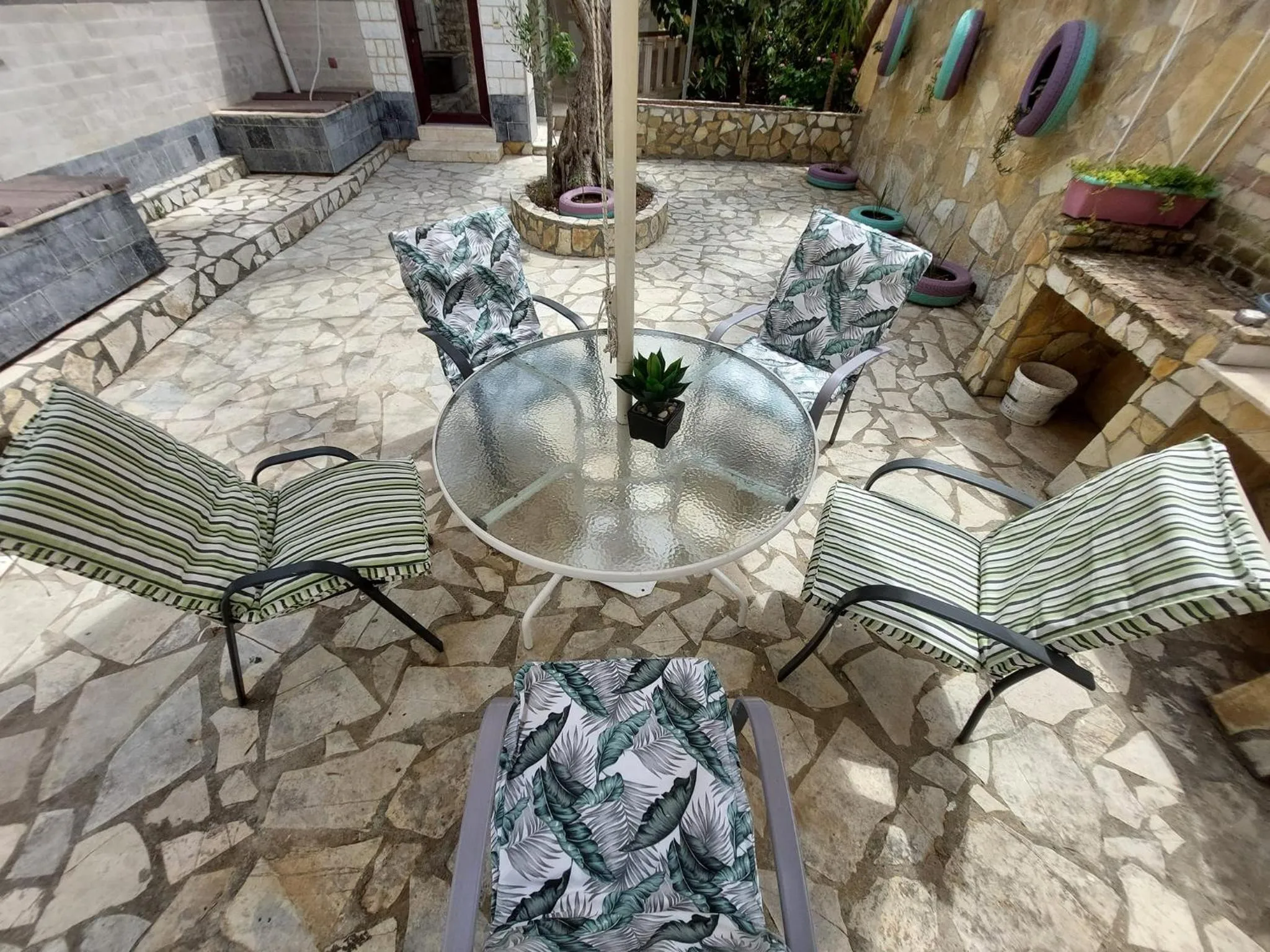 Patio in Paco's Resort Holiday Flats