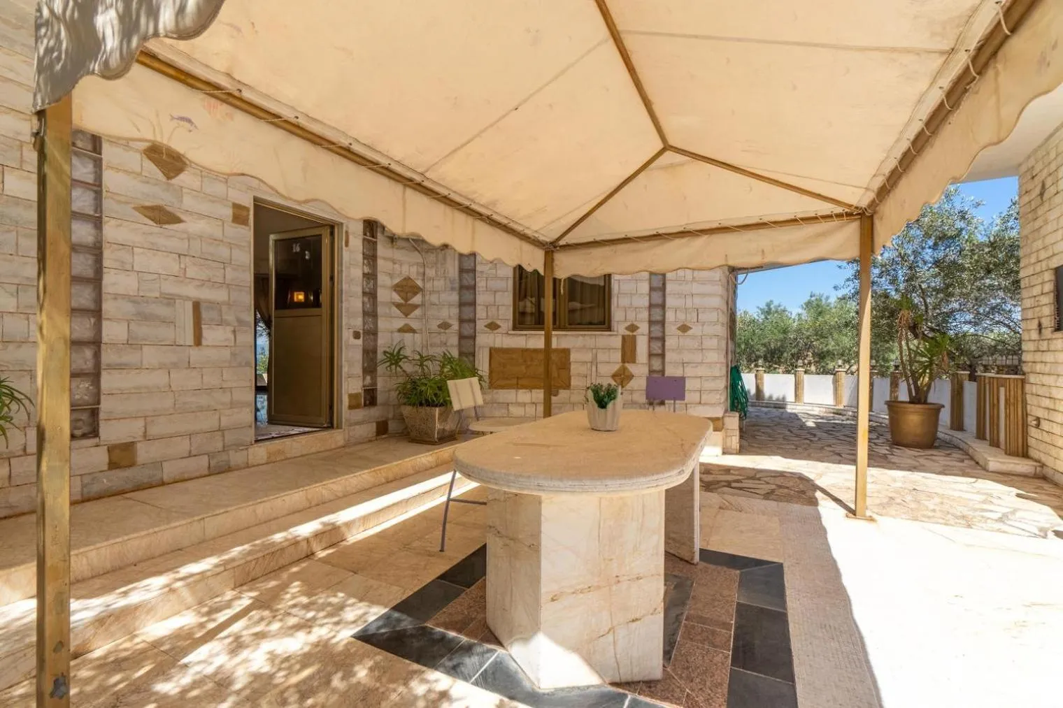 Patio in Paco's Resort Holiday Flats