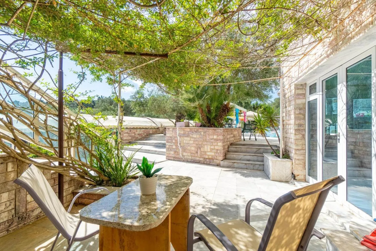 Patio in Paco's Resort Holiday Flats