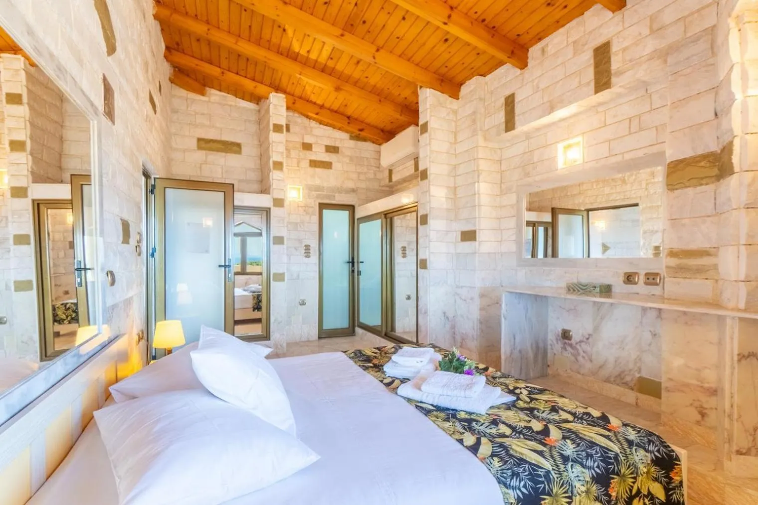 Bed in Paco's Resort Holiday Flats