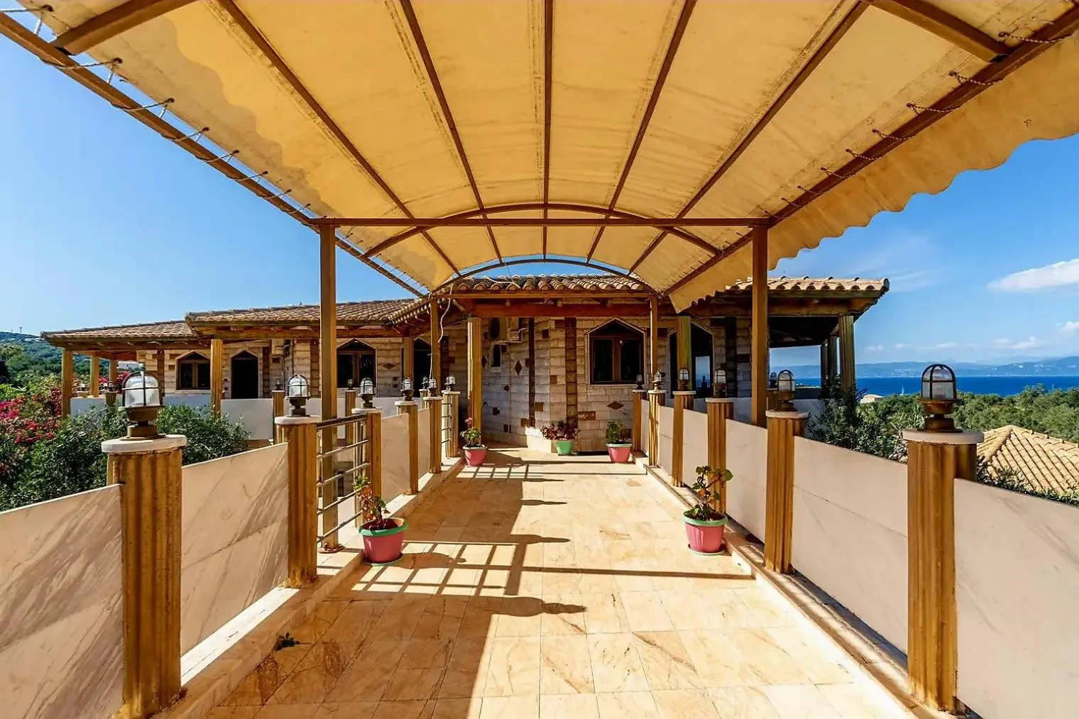 Patio in Paco's Resort Holiday Flats