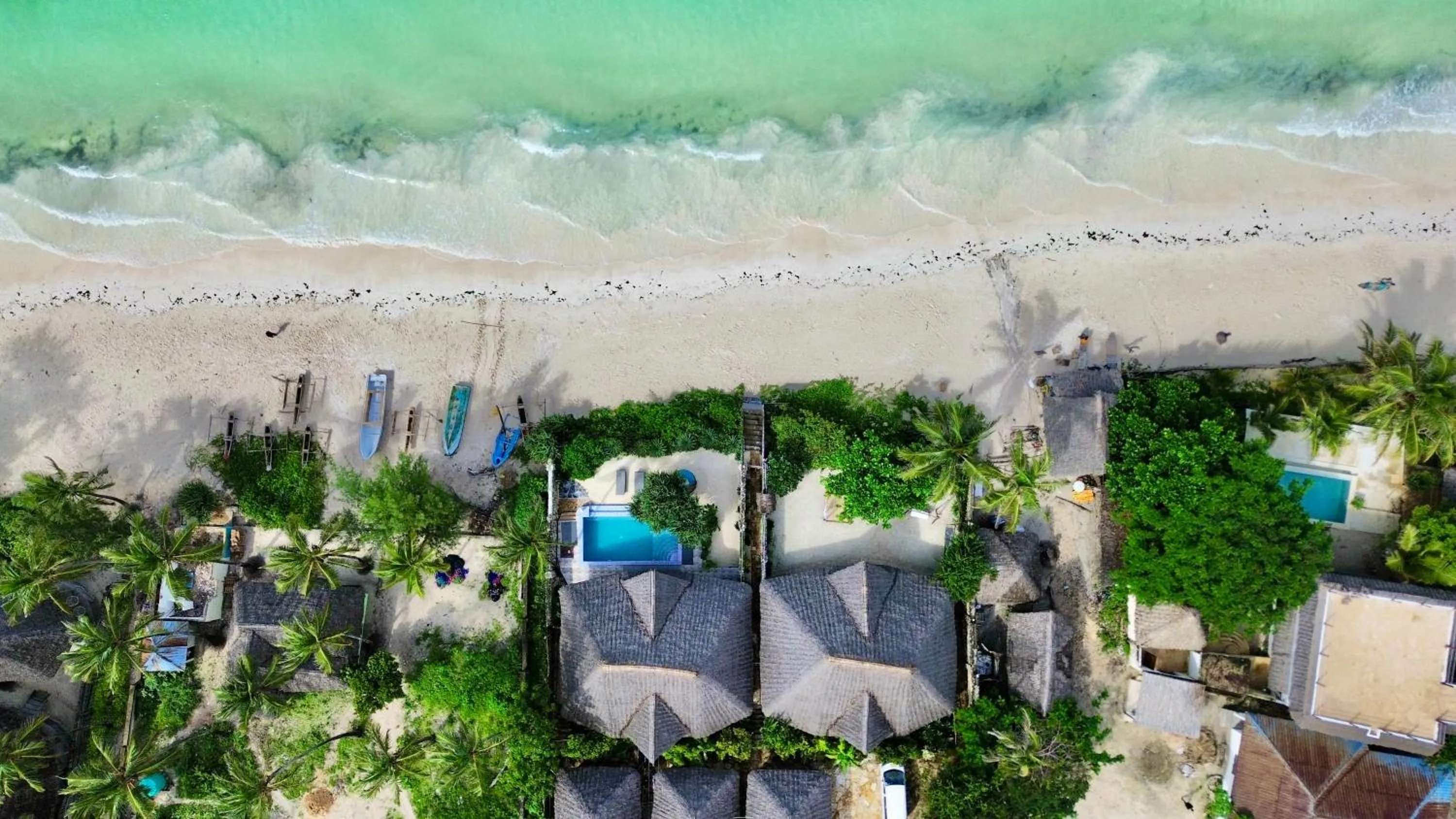 Property building in Bitcoin Beach Hotel Zanzibar