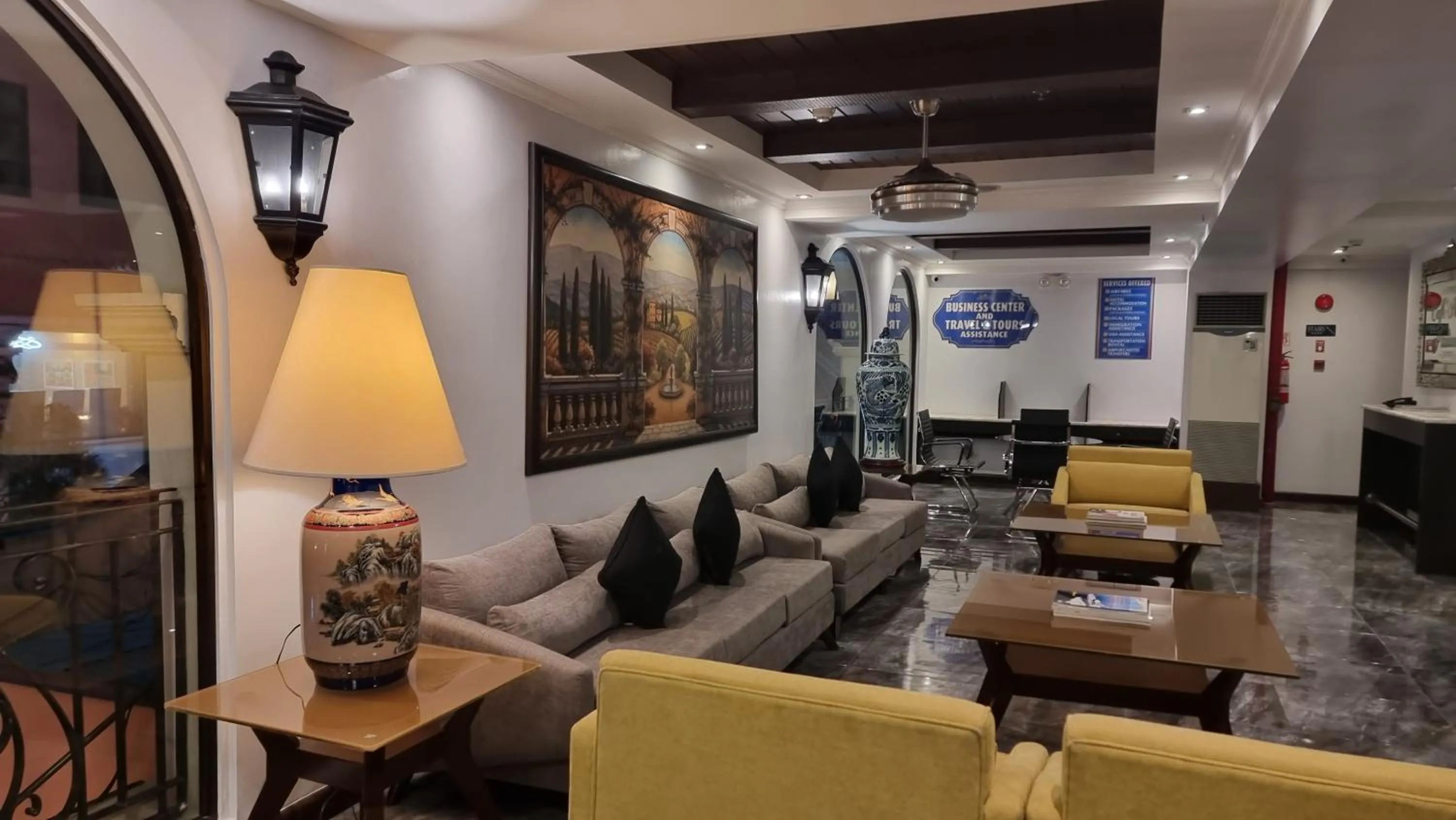 Lobby or reception in Royal Bellagio Hotel