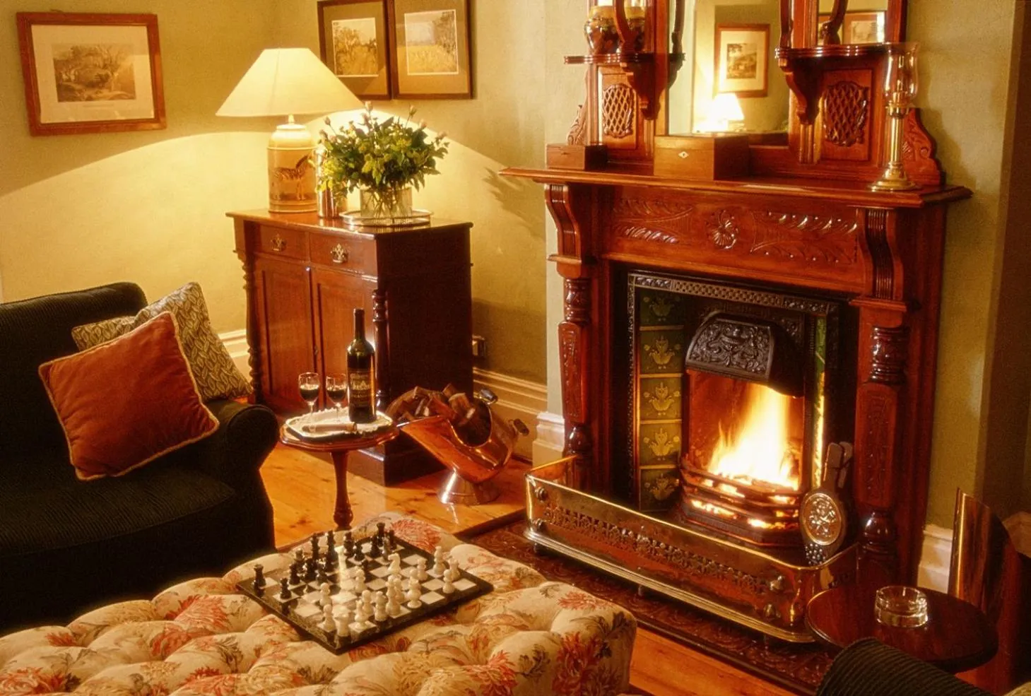 Living room in Hacklewood Hill Country House