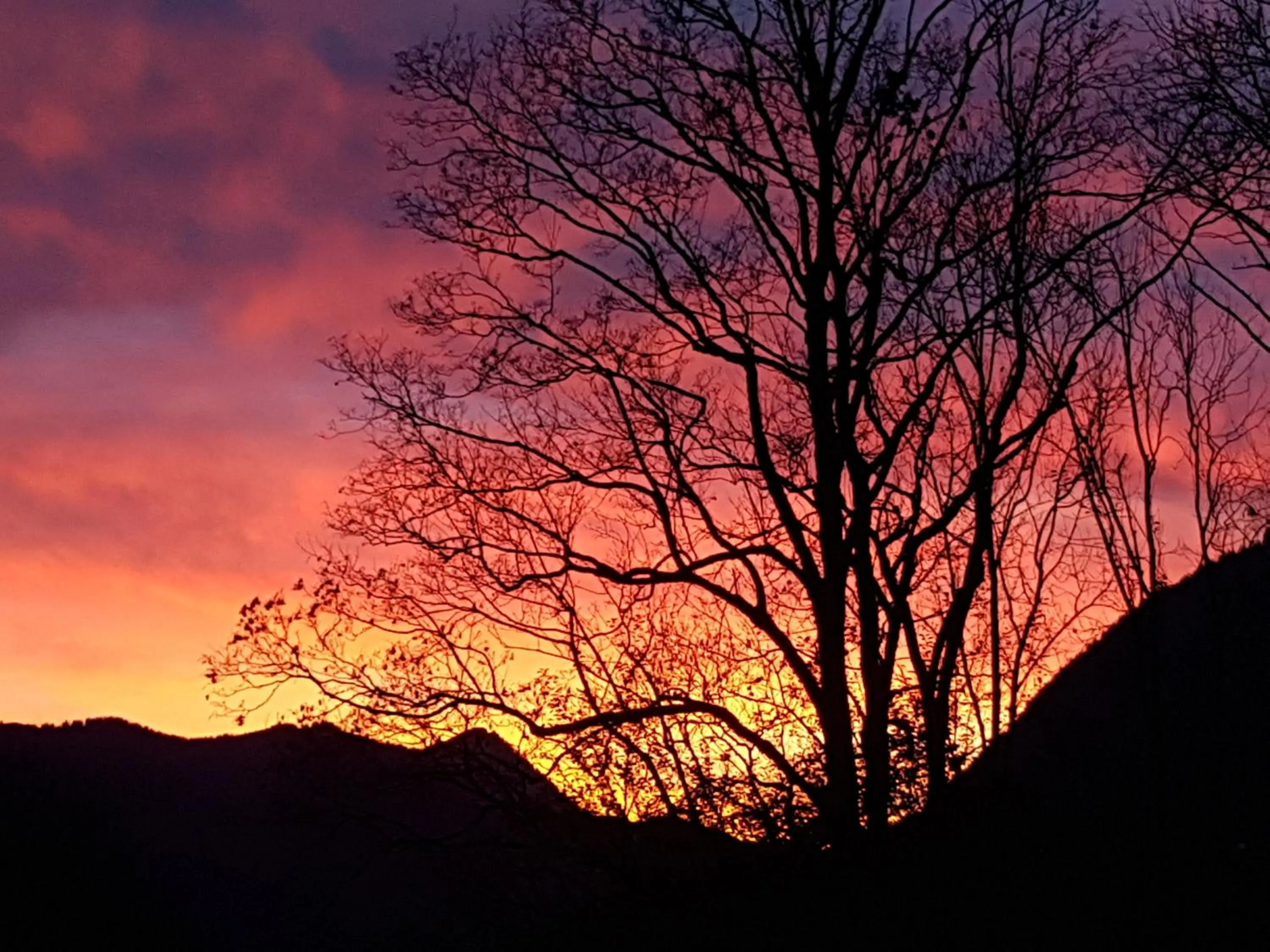 Sunset in Hôtel Le Mont Jorat