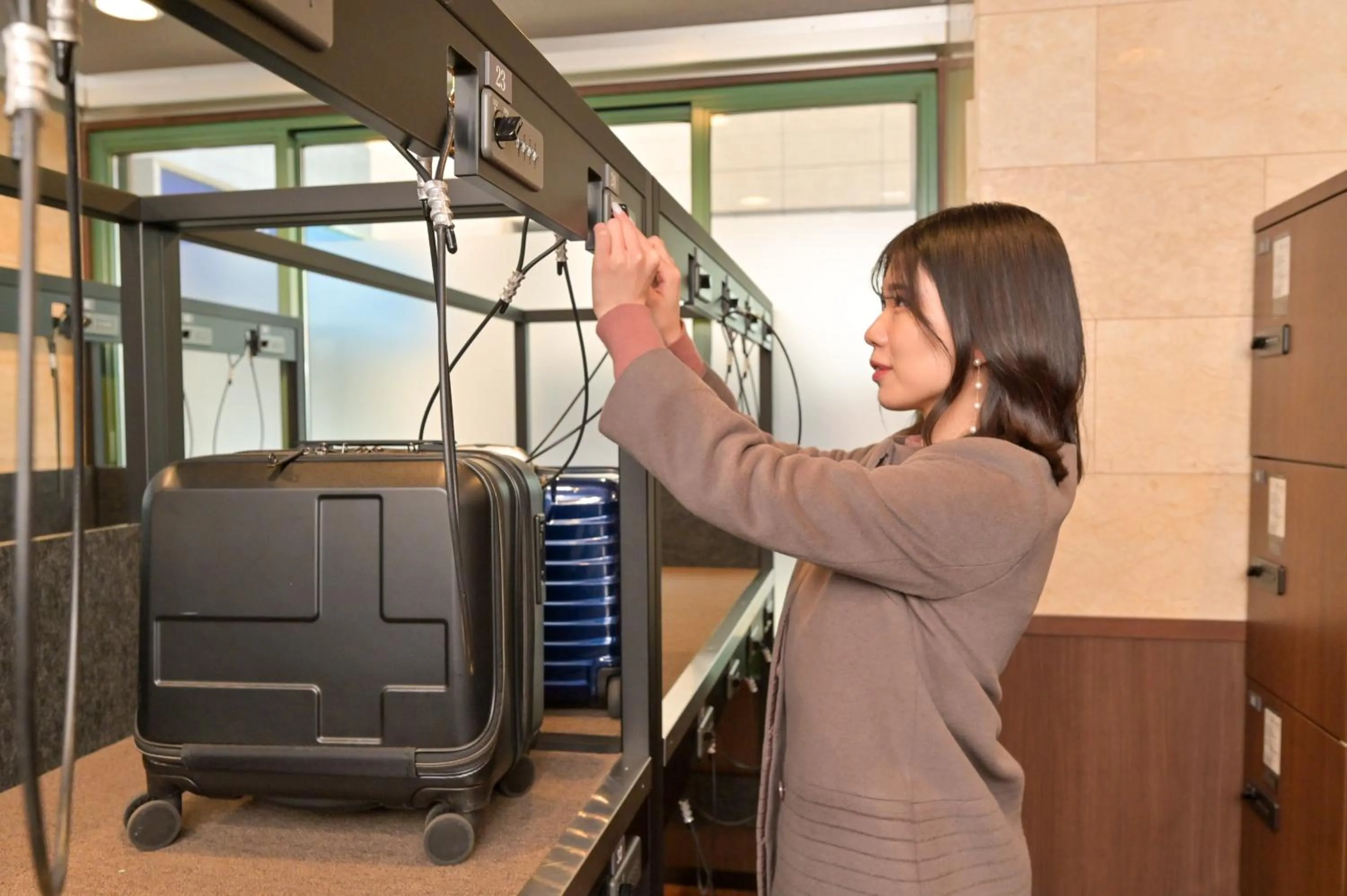 locker in Sanco Inn Nagoya - Shinkansenguchi