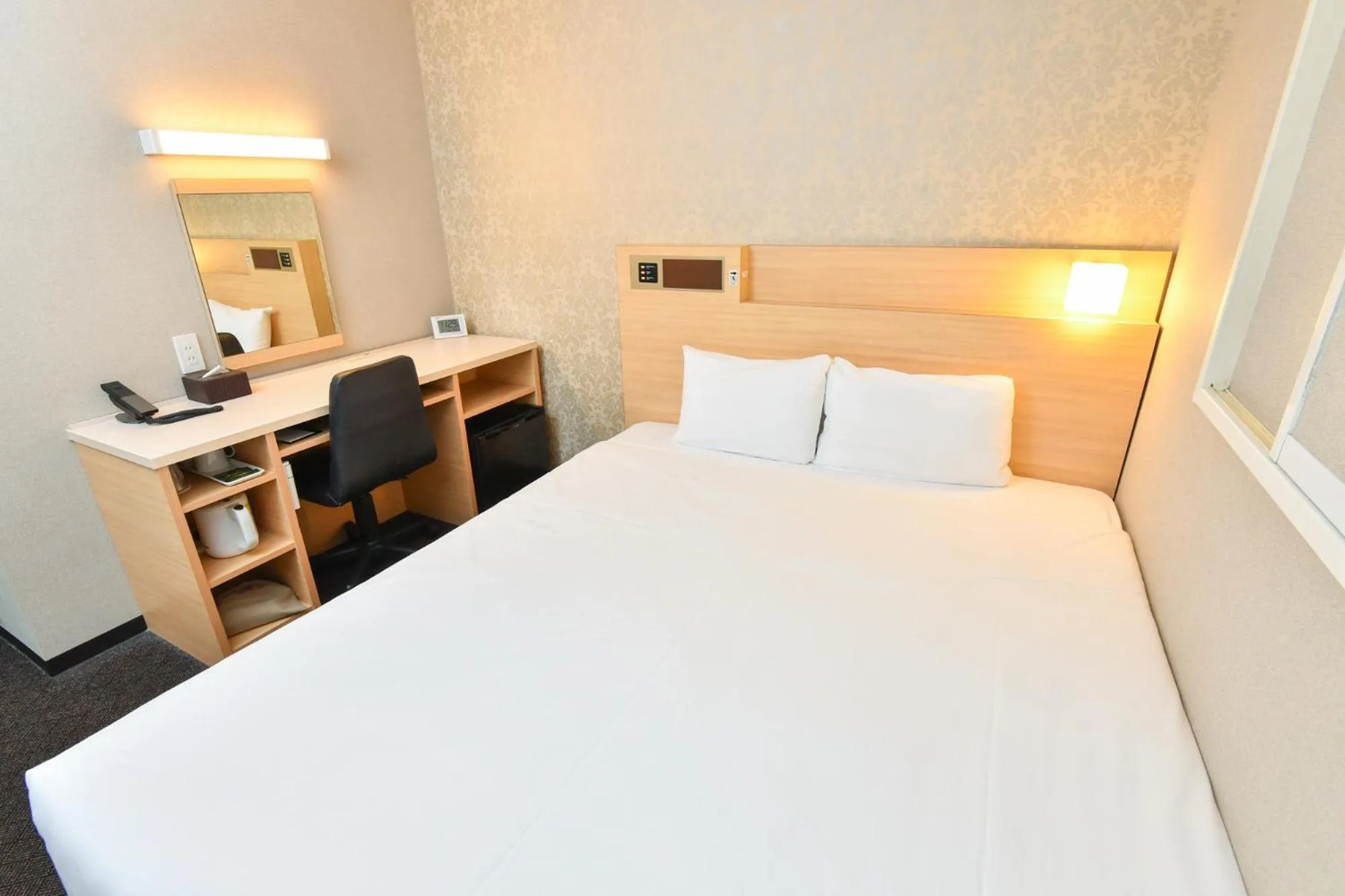 Photo of the whole room, Bed in Sanco Inn Nagoya - Shinkansenguchi