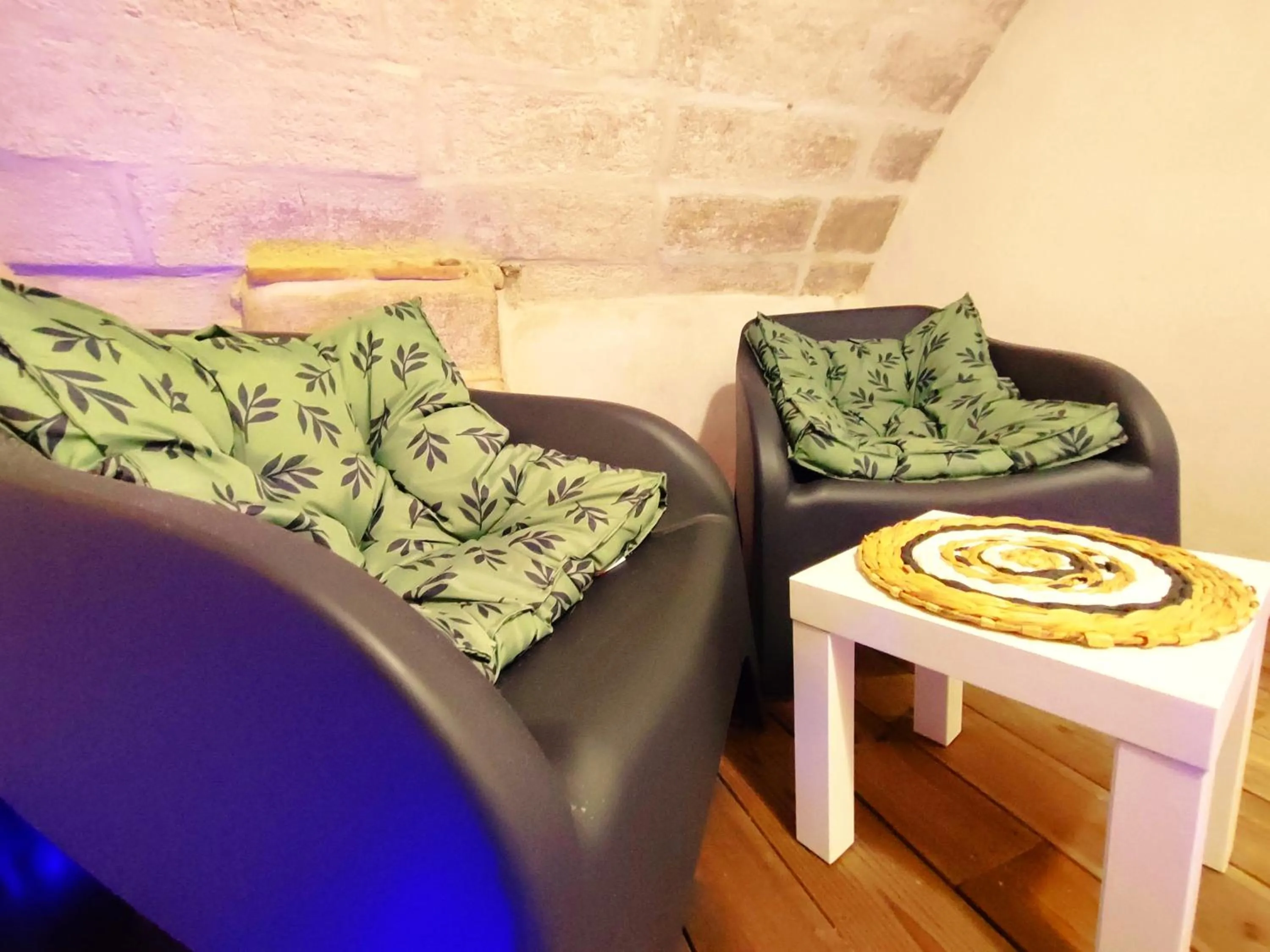 Seating area in le Travertin