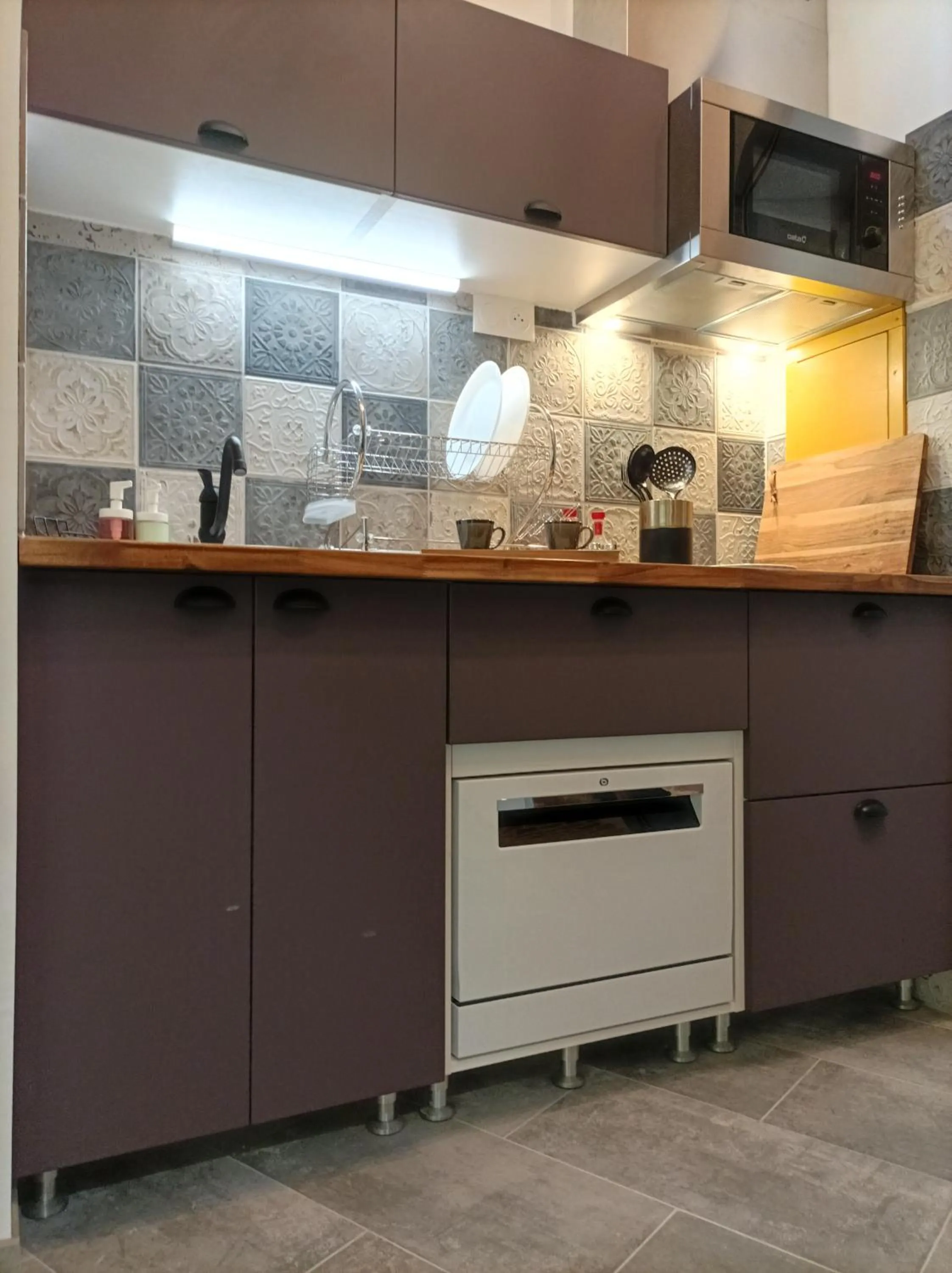 Kitchen or kitchenette in le Travertin