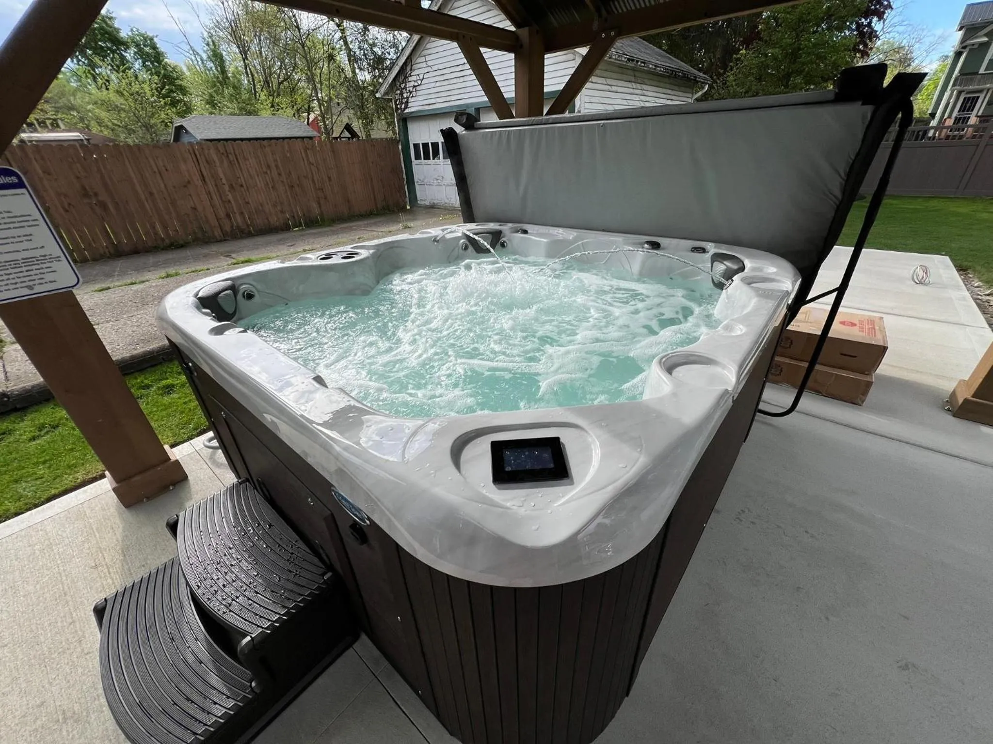 Hot Tub in Berrodin Bed & Breakfast