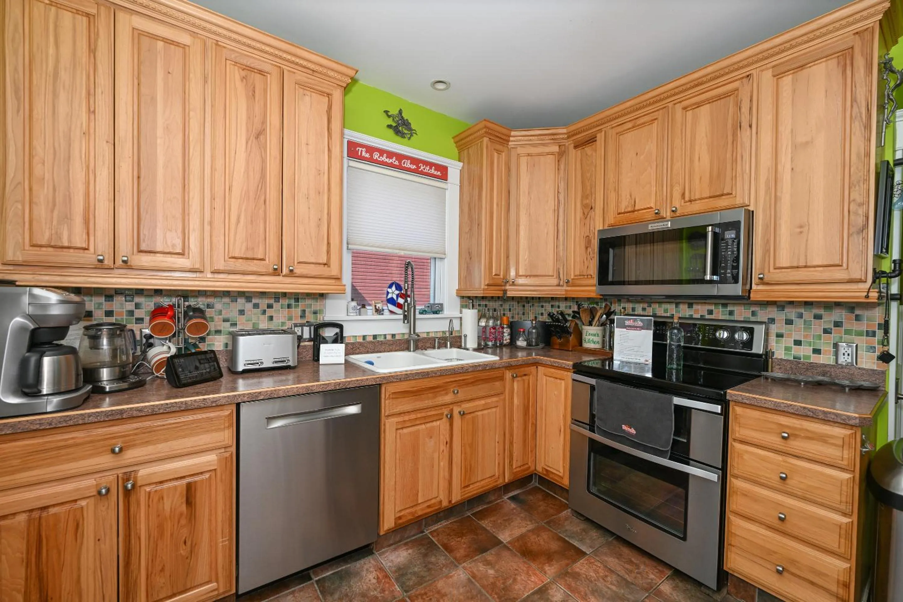 Communal kitchen in Berrodin Bed & Breakfast