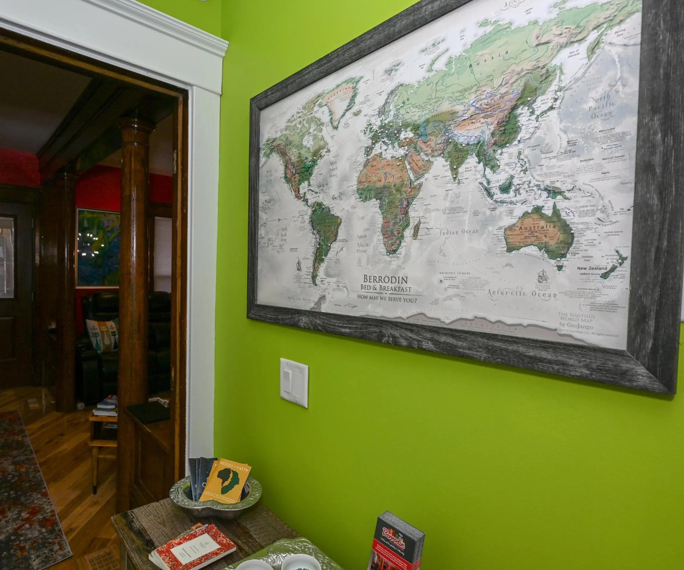 Decorative detail in Berrodin Bed & Breakfast