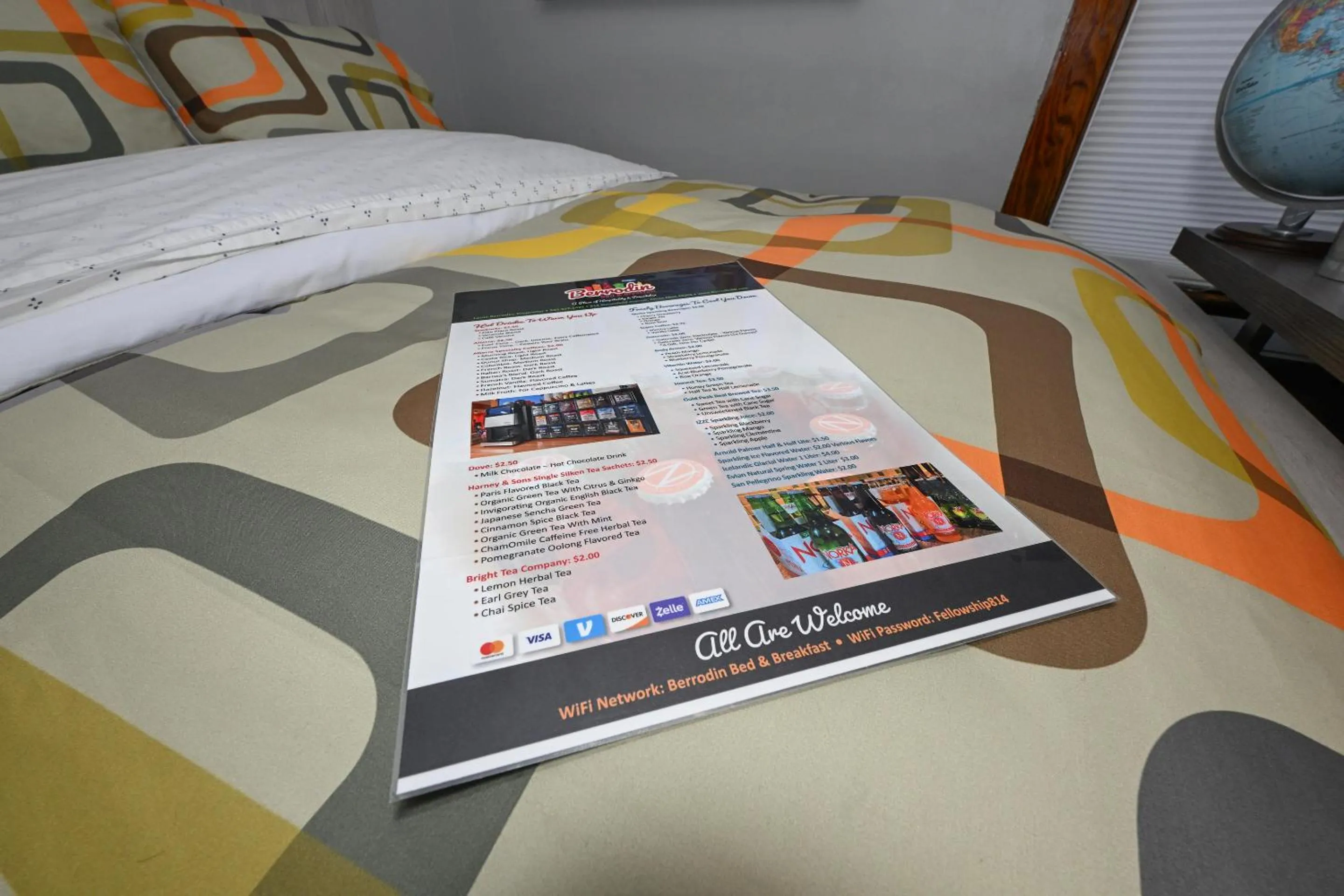 Food and drinks, Bed in Berrodin Bed & Breakfast