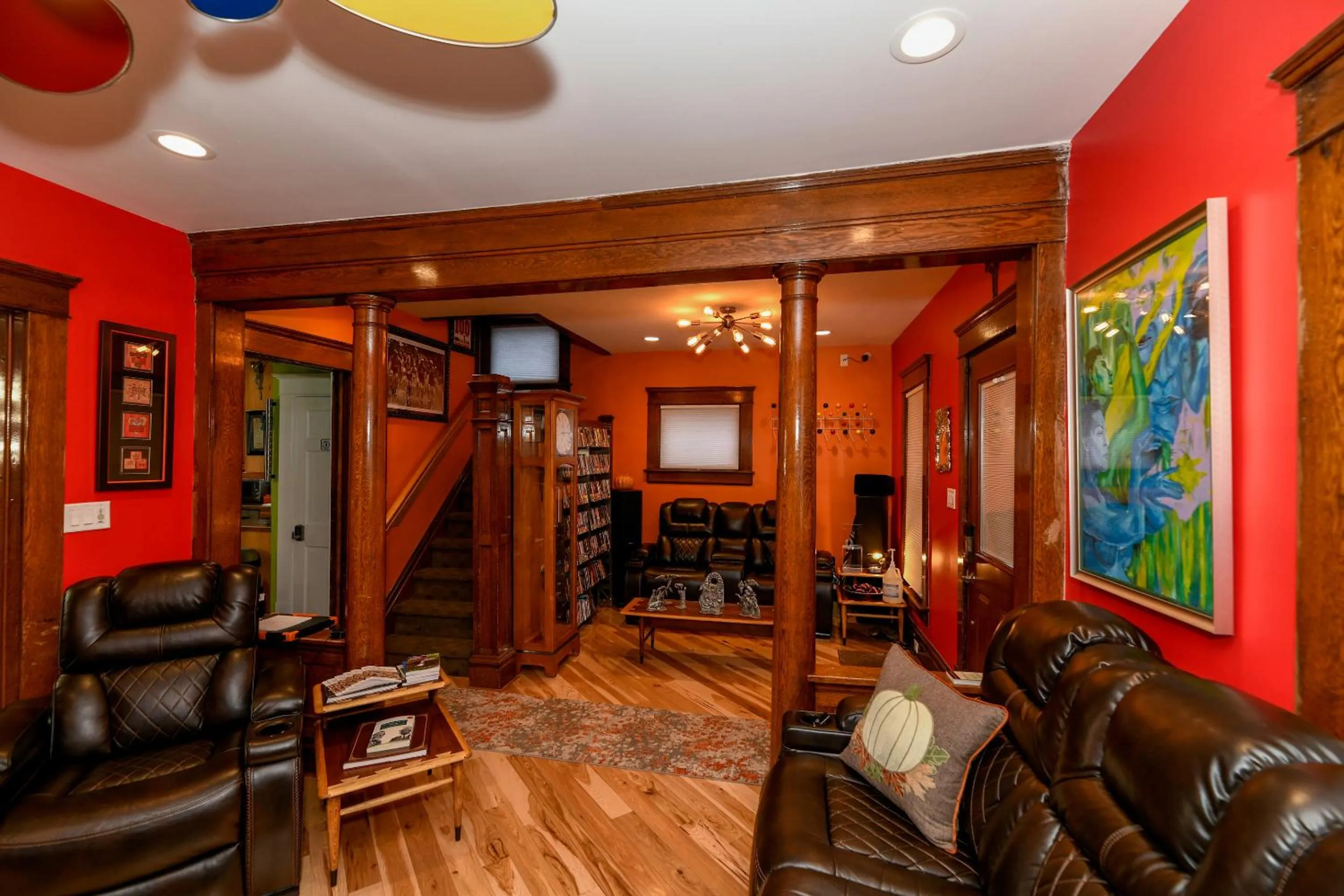 Communal lounge/ TV room in Berrodin Bed & Breakfast