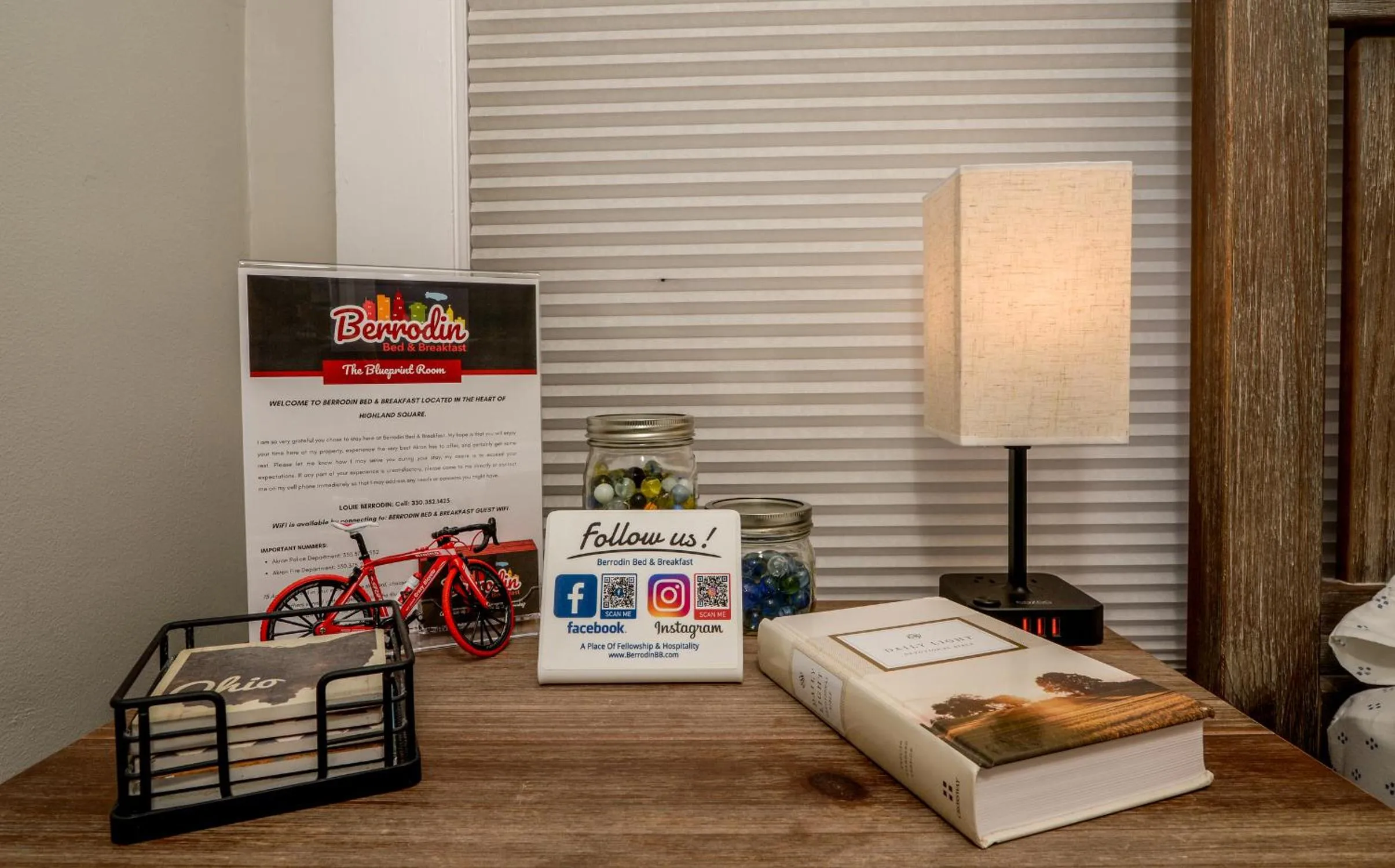 Decorative detail in Berrodin Bed & Breakfast