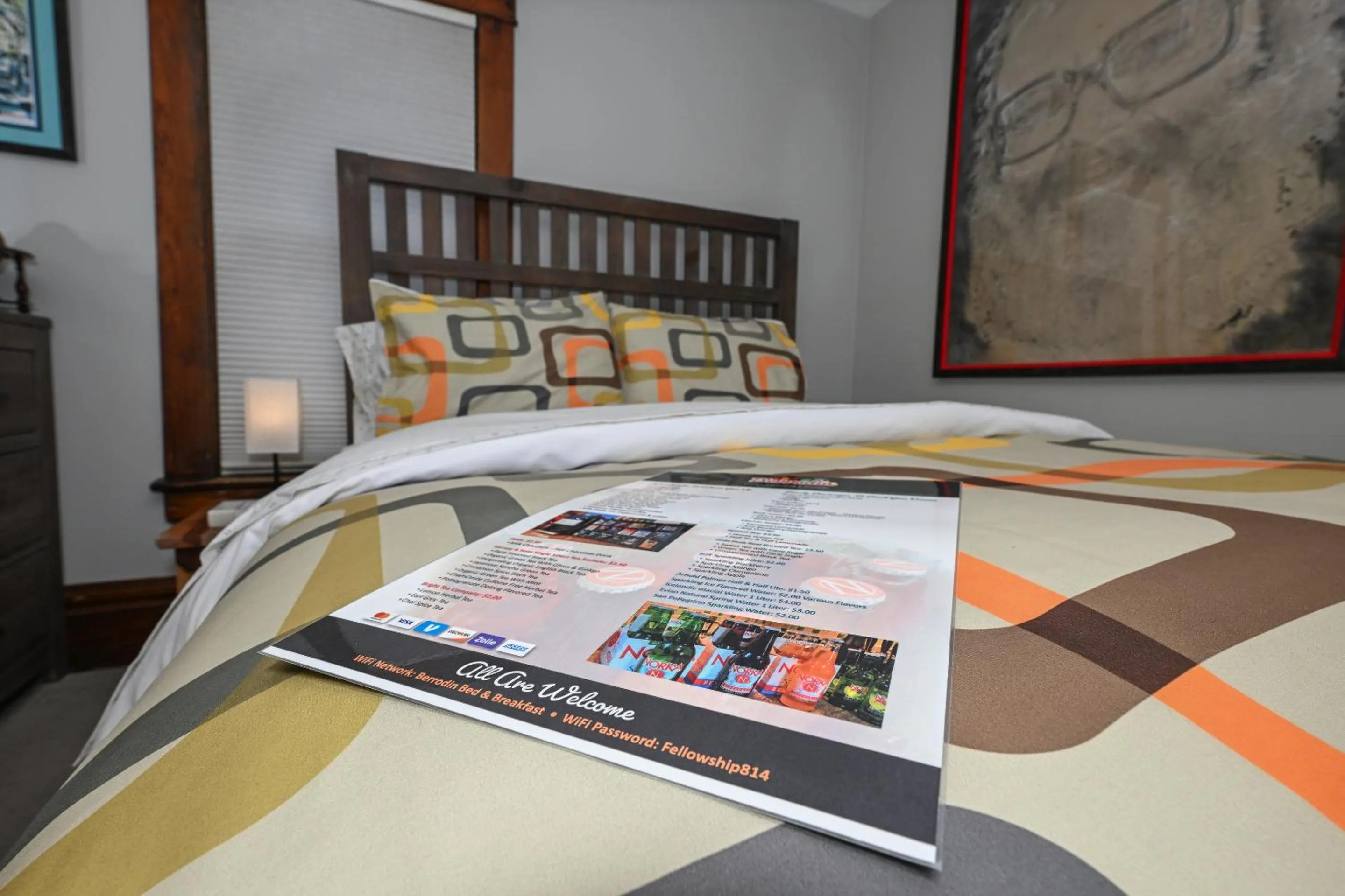 Bed in Berrodin Bed & Breakfast