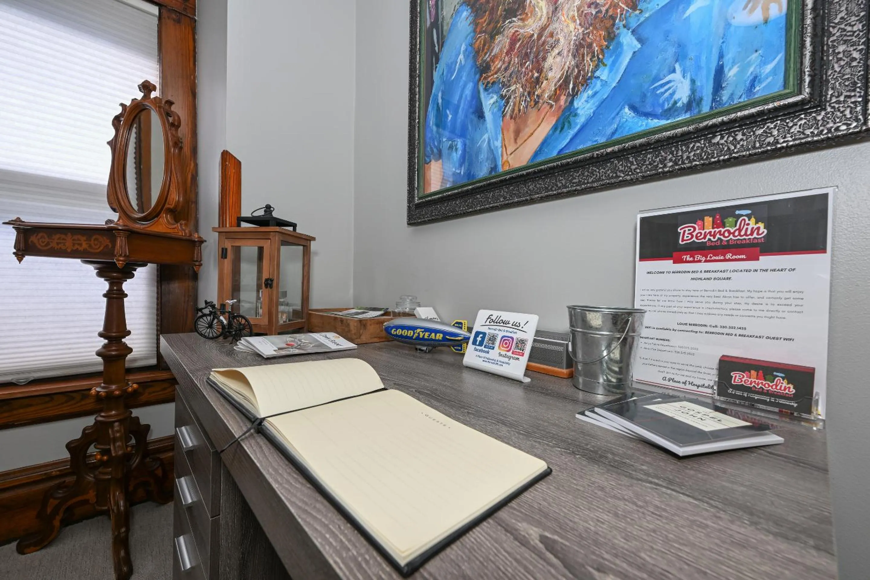 Decorative detail in Berrodin Bed & Breakfast