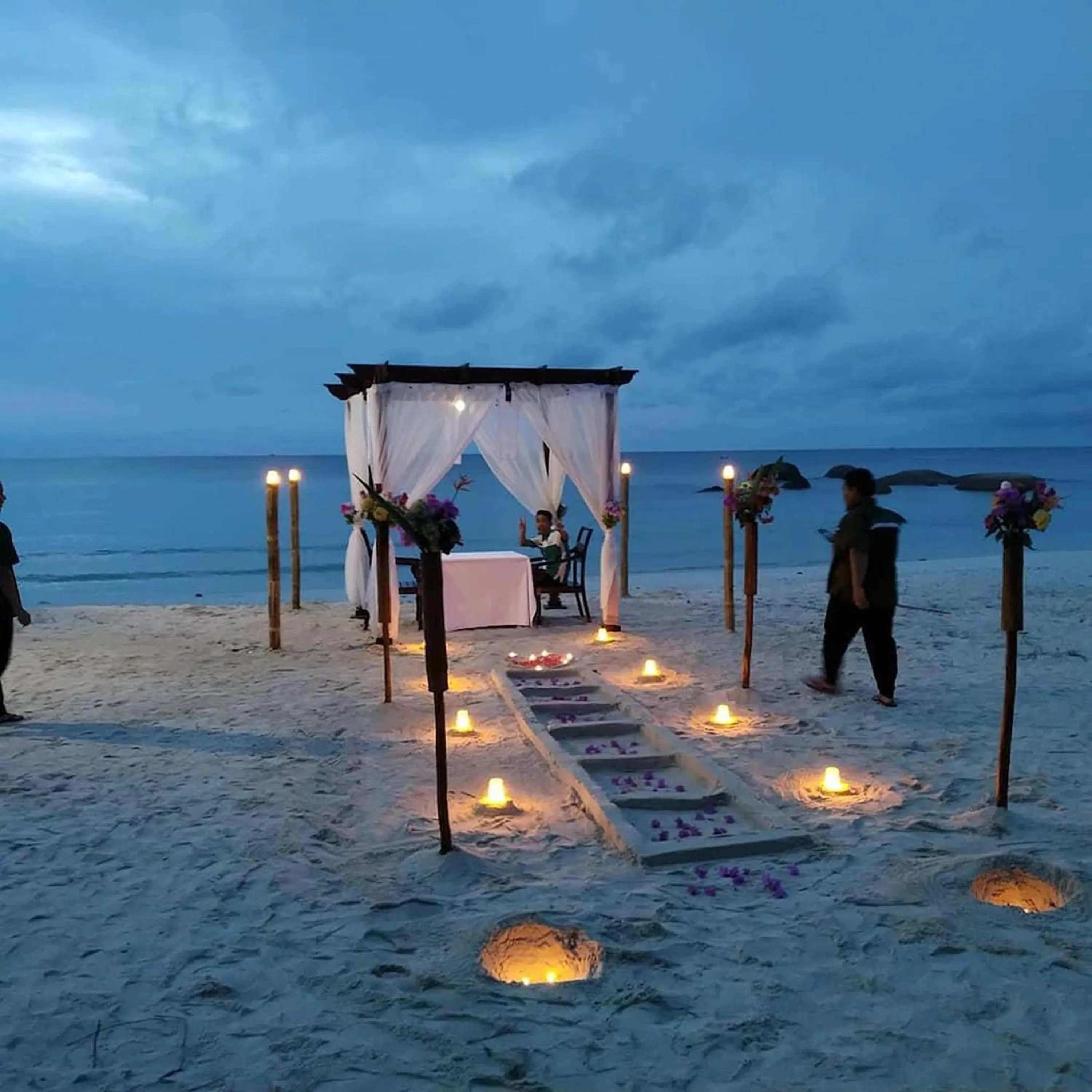 Beach in Beach Rock Resort Belitung