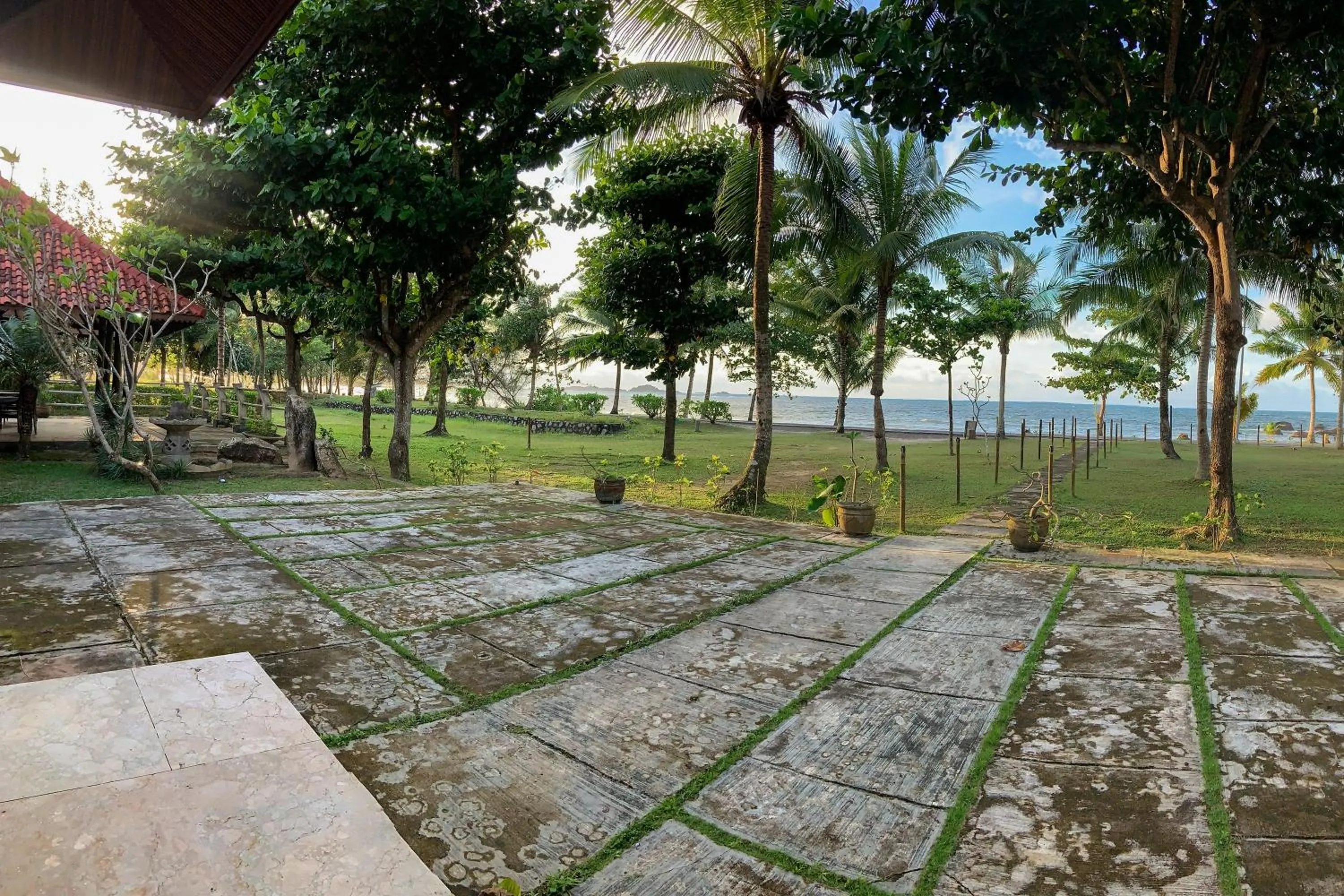 Sea view in Beach Rock Resort Belitung