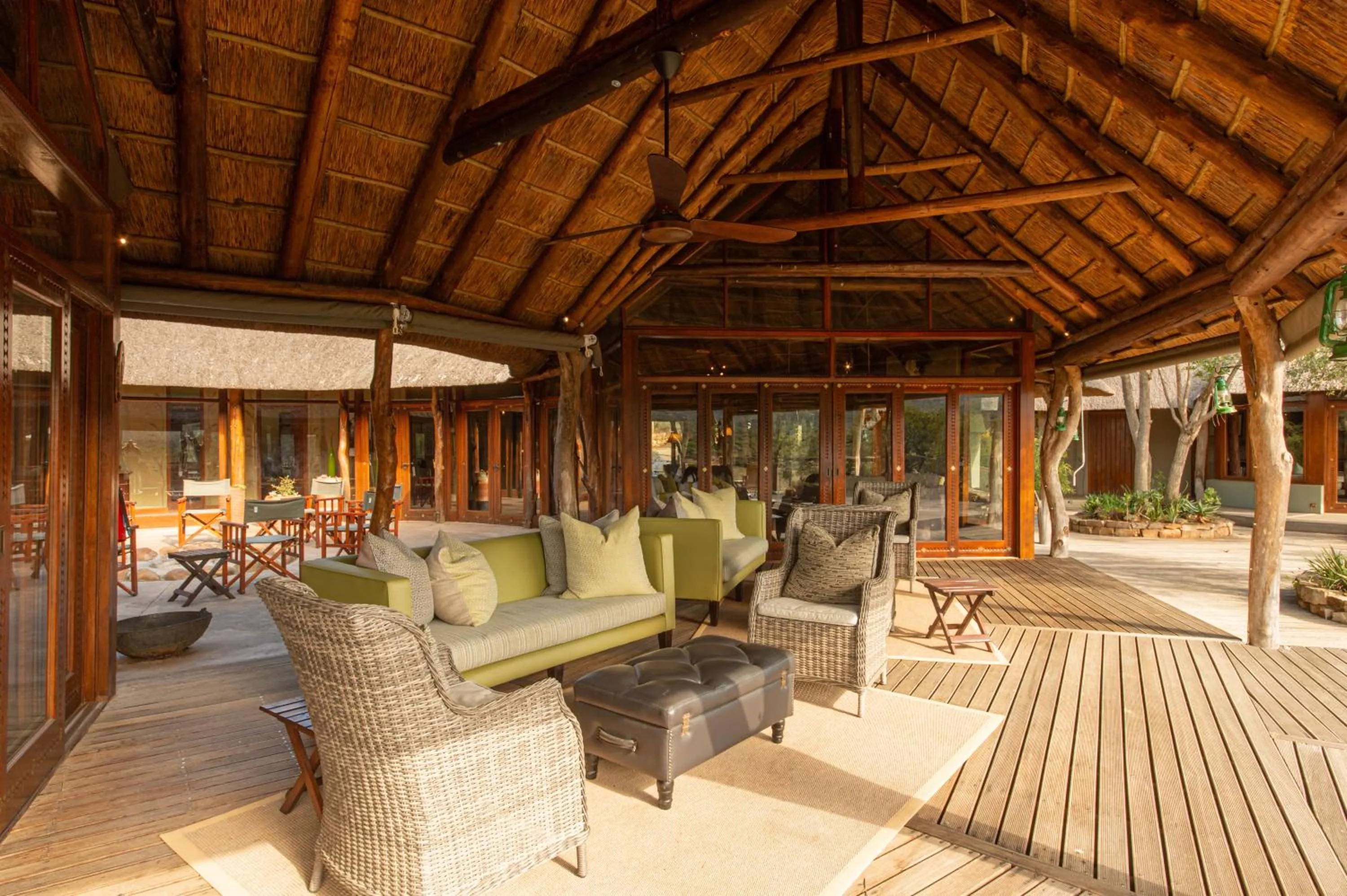 Lounge or bar in Pumba Private Game Reserve