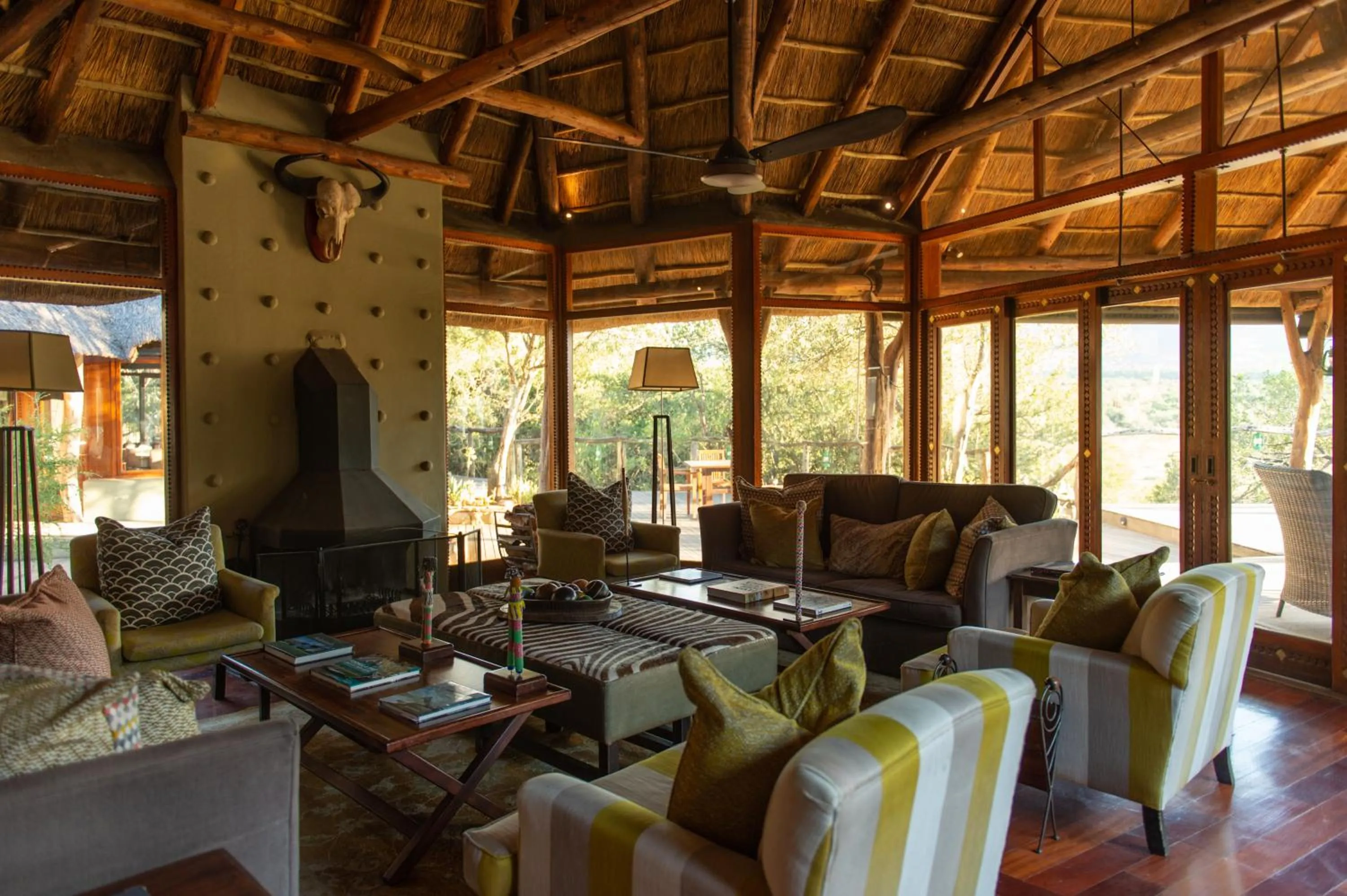 Lounge or bar in Pumba Private Game Reserve