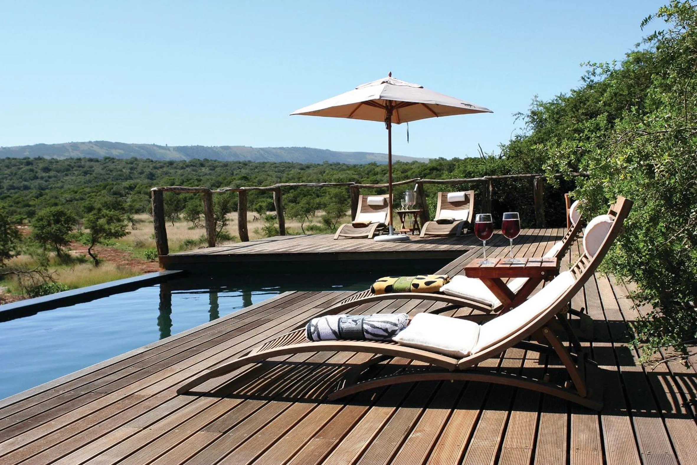 Swimming pool in Pumba Private Game Reserve