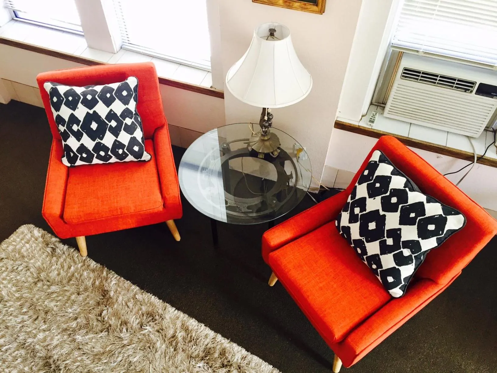 Seating area in Bisbee Brownstone Suites