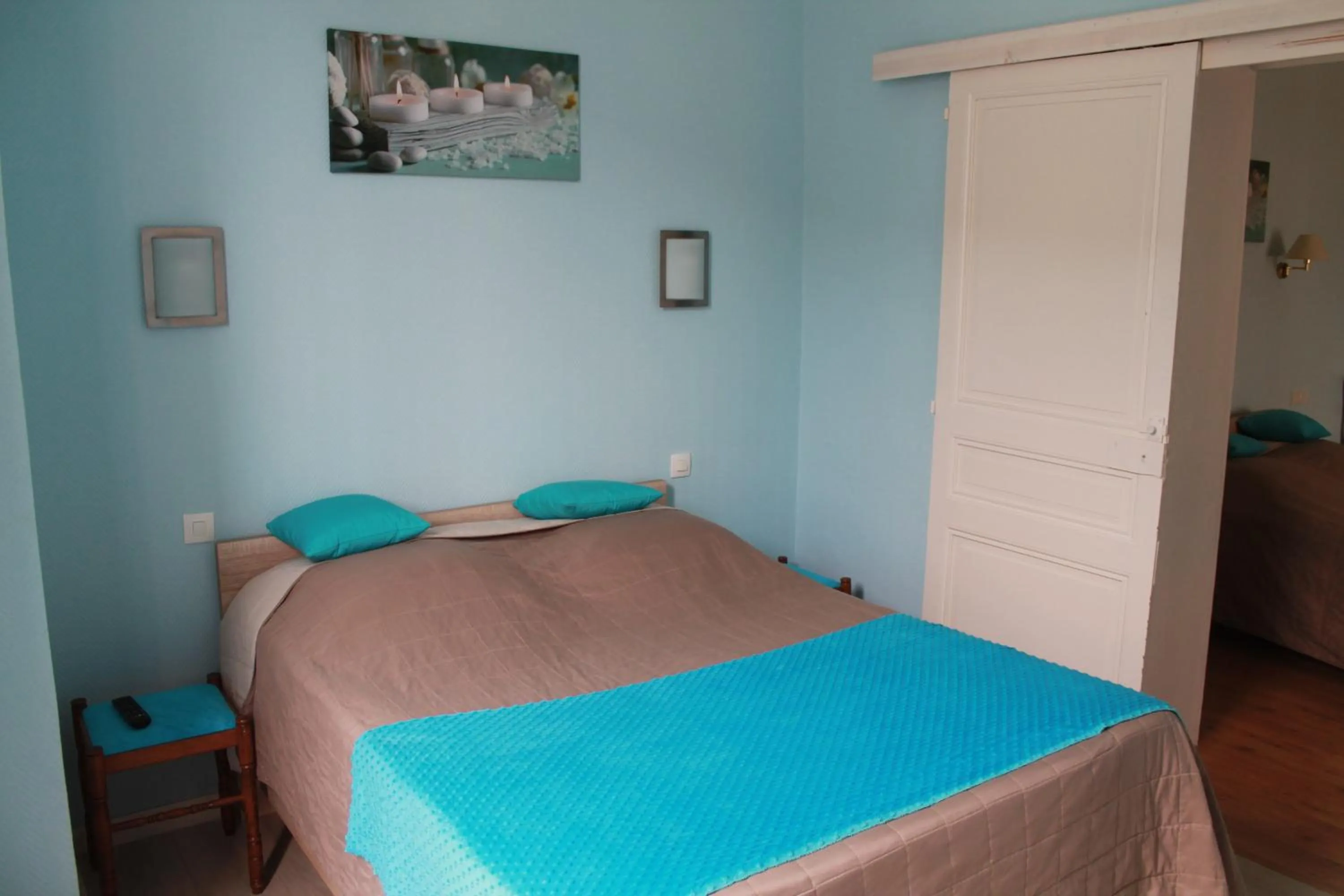 Photo of the whole room, Bed in Logis Hôtel Beauséjour