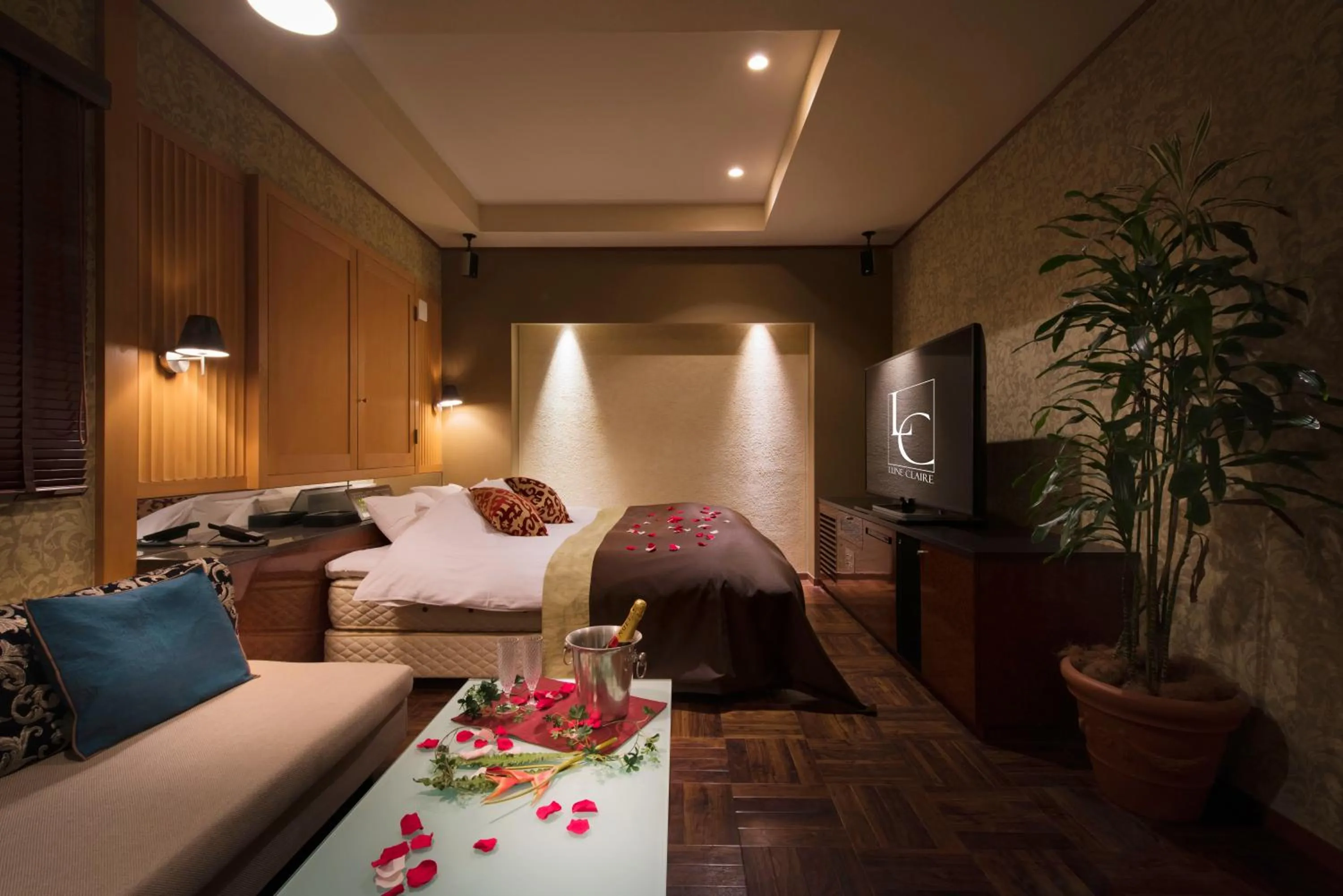 Bed in Hotel LUNE CLAIRE (Adult Only)