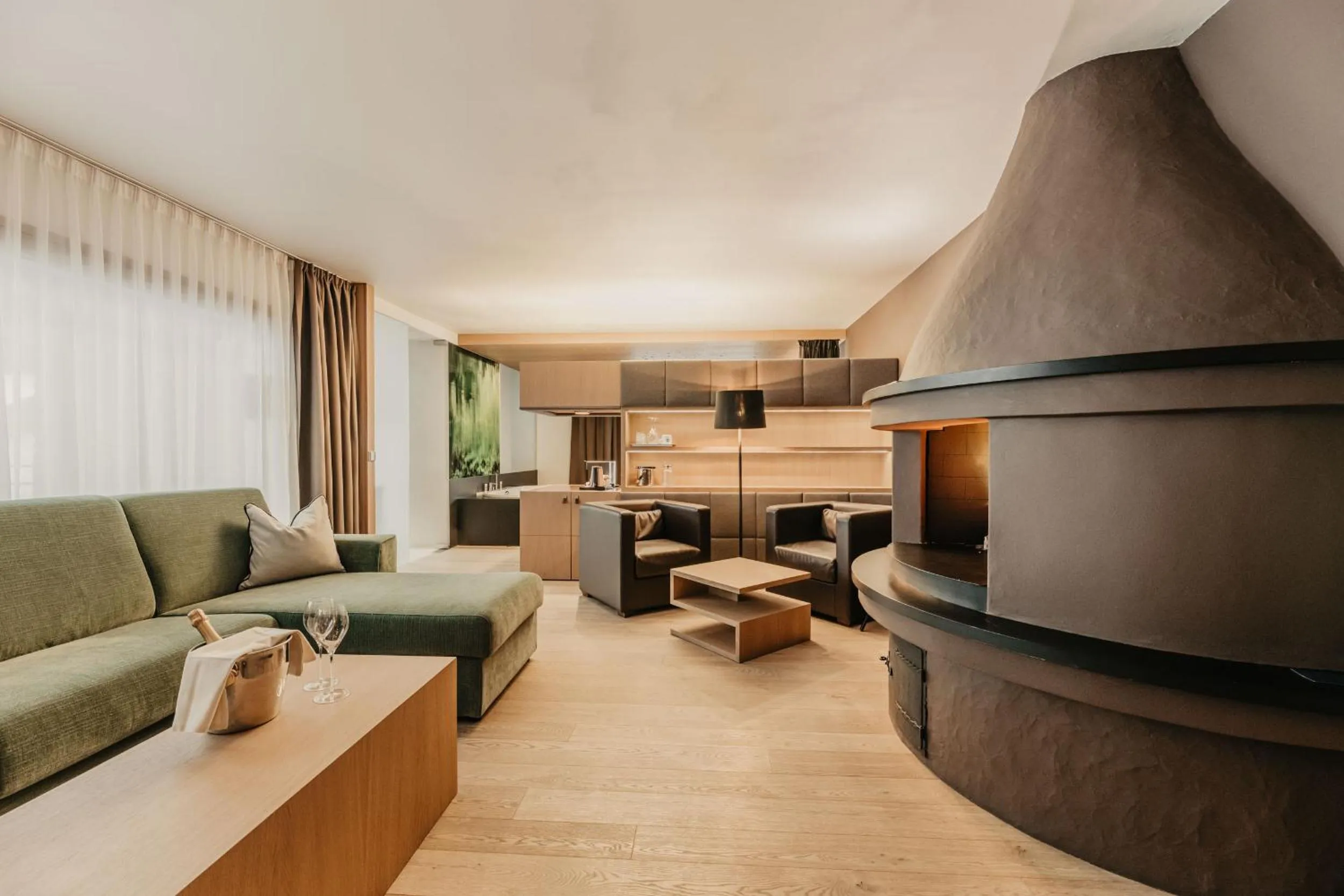 Living room in Hotel Hell