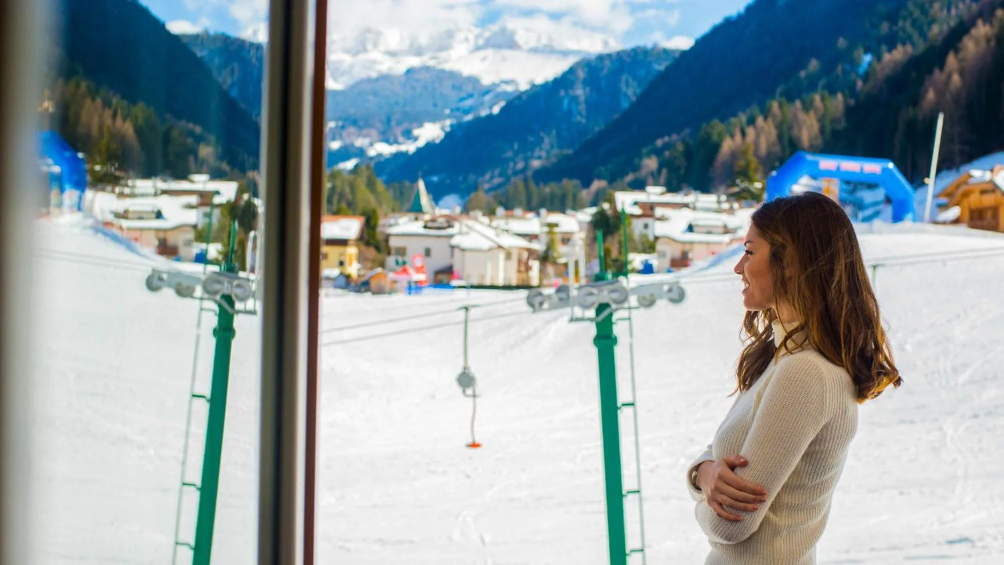 Mountain view in Hotel Hell