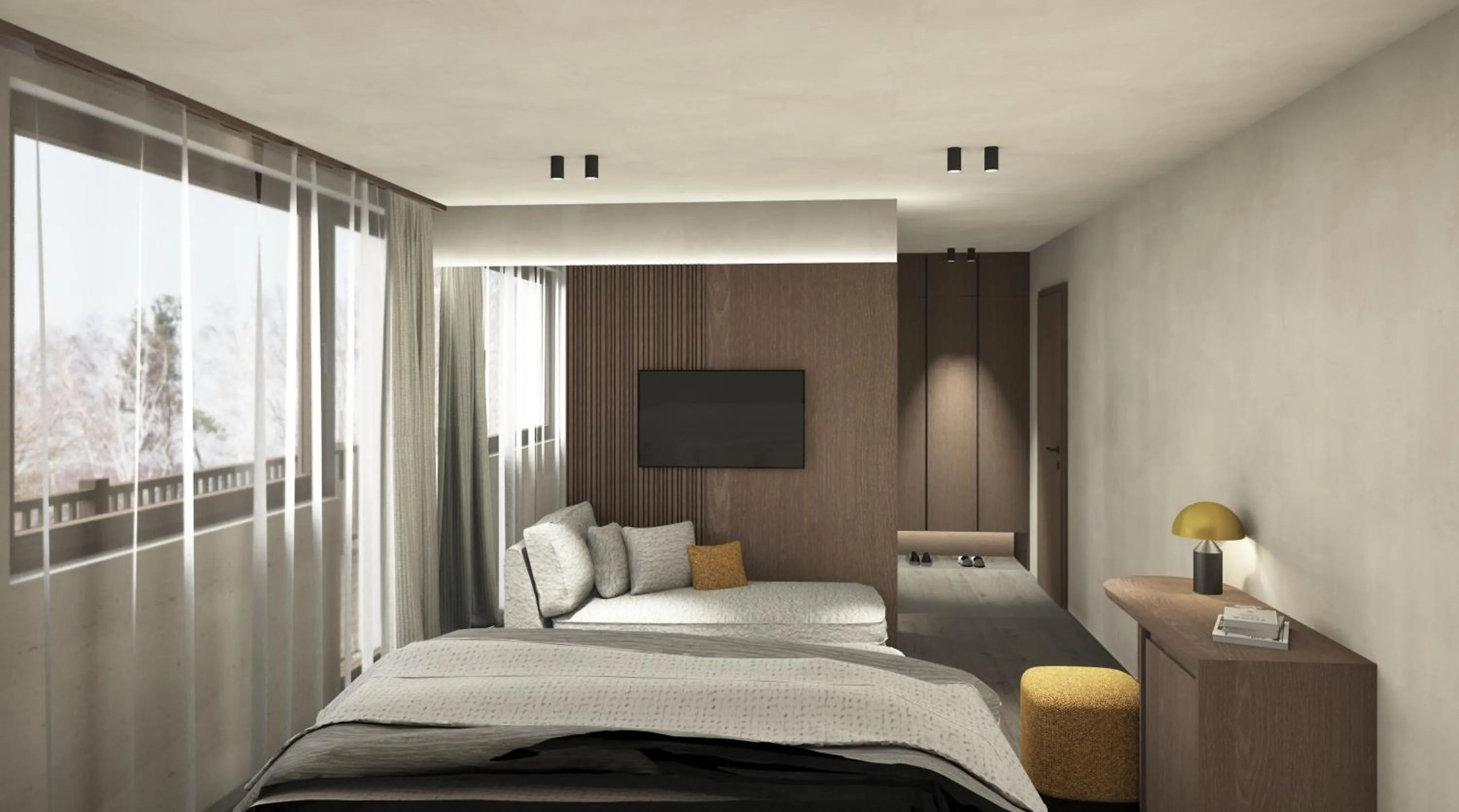 TV and multimedia, Bed in Hotel Hell