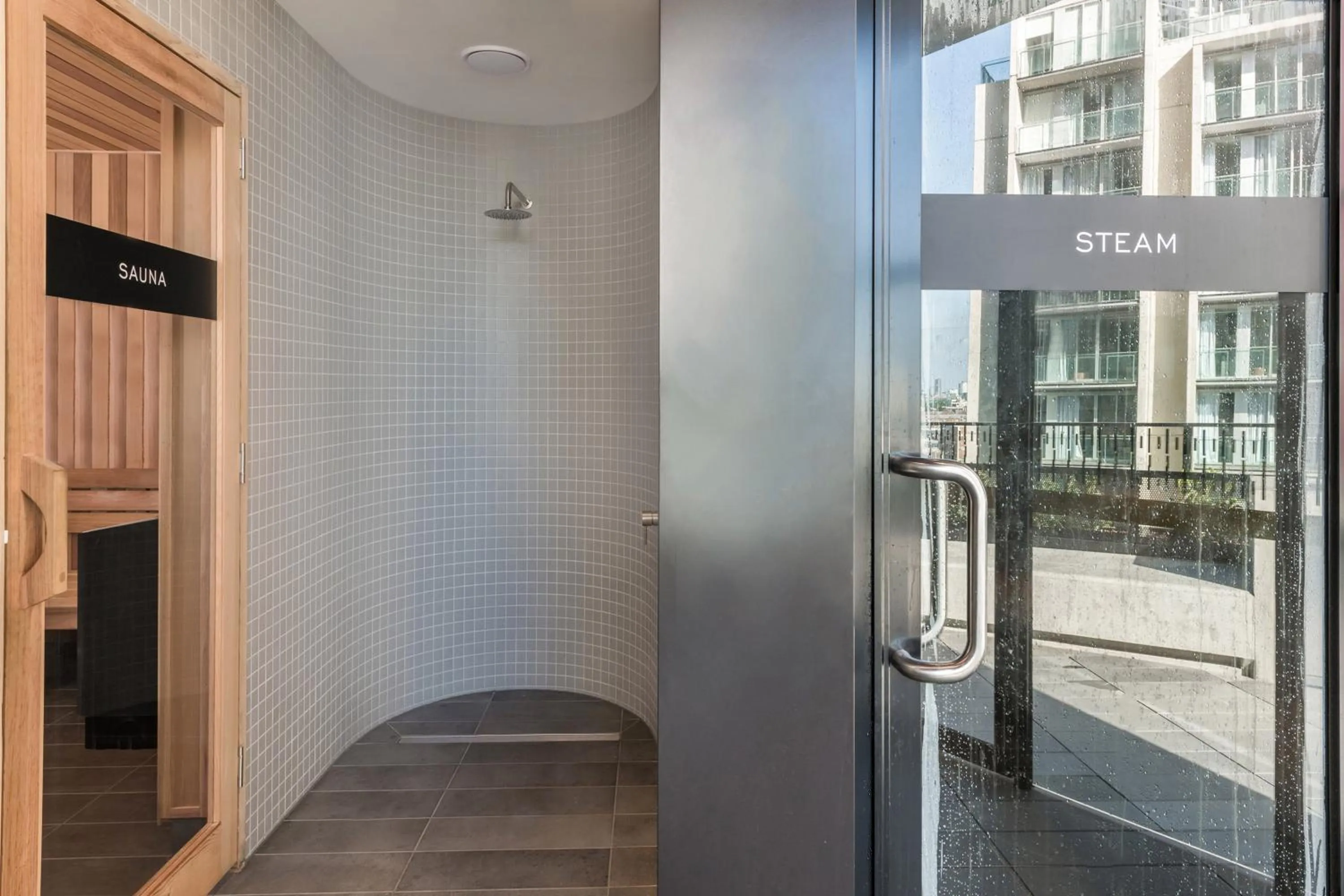 Sauna in Shadow Play by Peppers