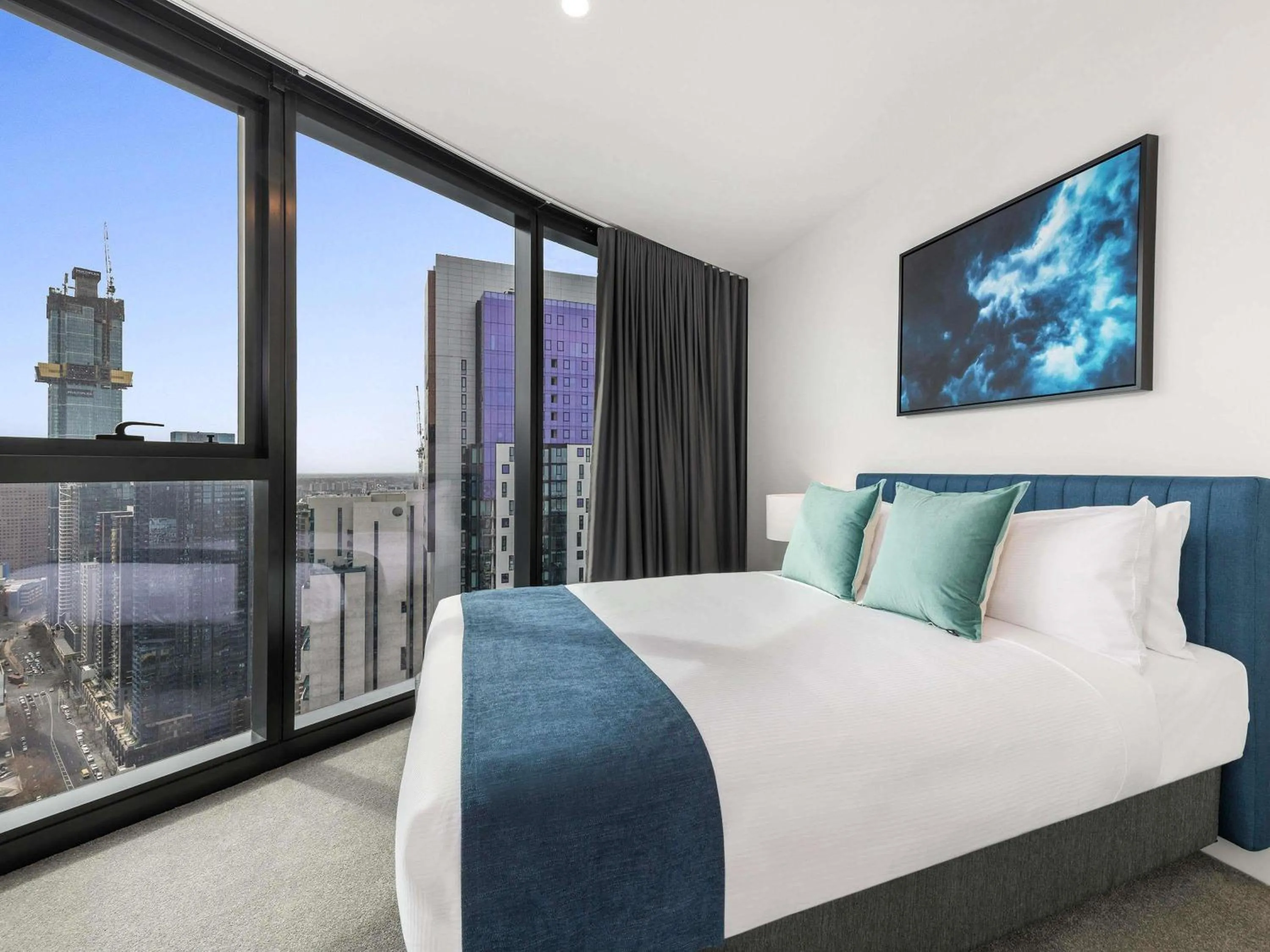 Bedroom, Bed in Shadow Play by Peppers