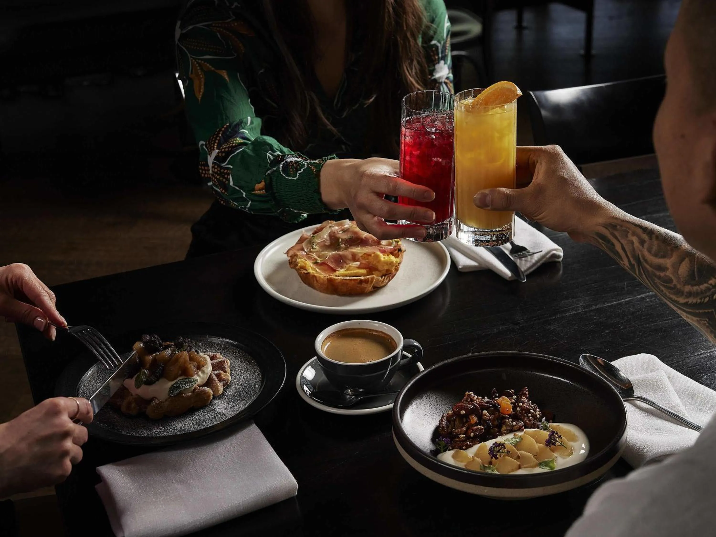 Breakfast in Shadow Play by Peppers