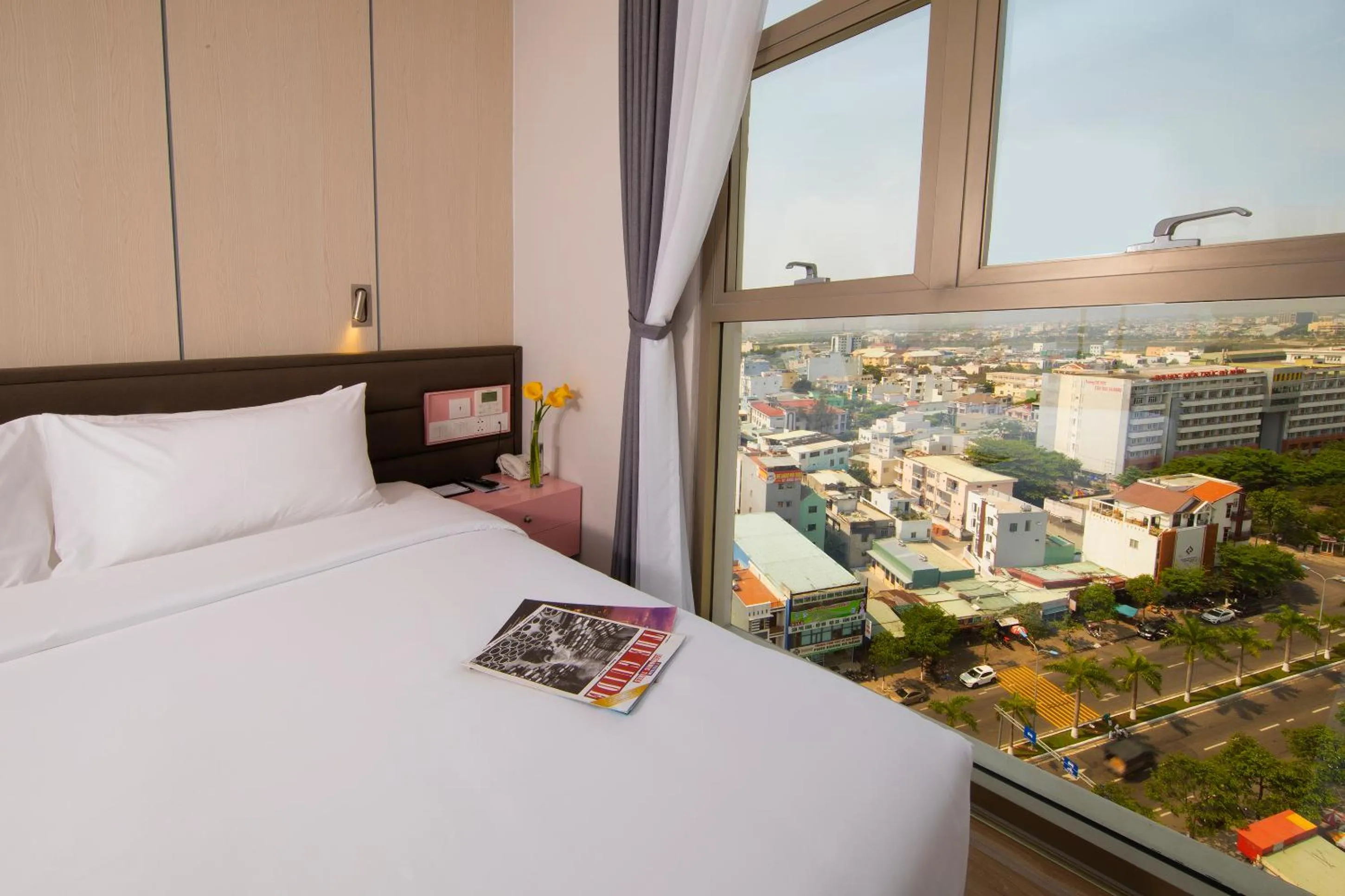 Shower, Bed in Grand Citiview Da Nang Hotel