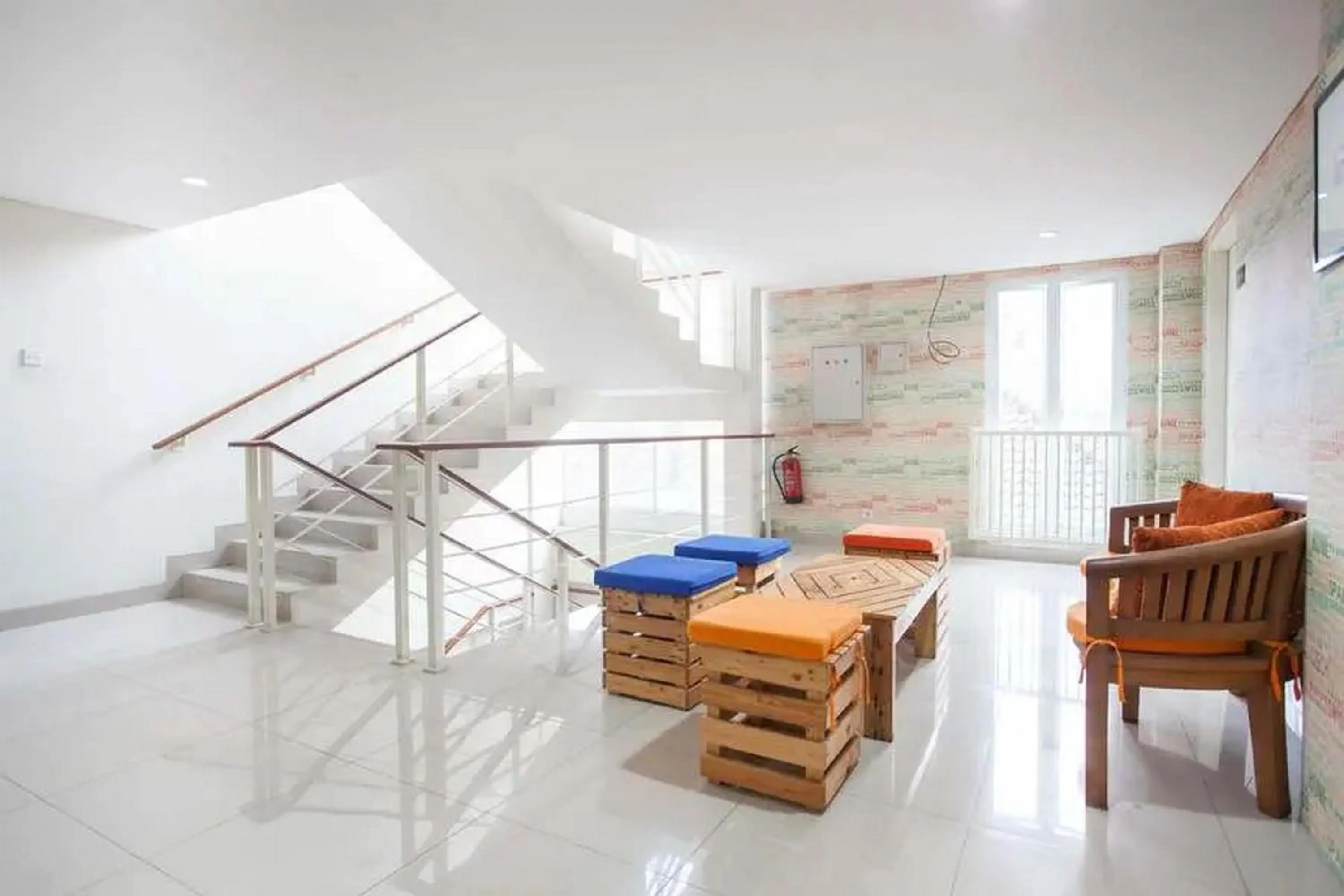 Living room in RedDoorz Plus at Riverside Malang