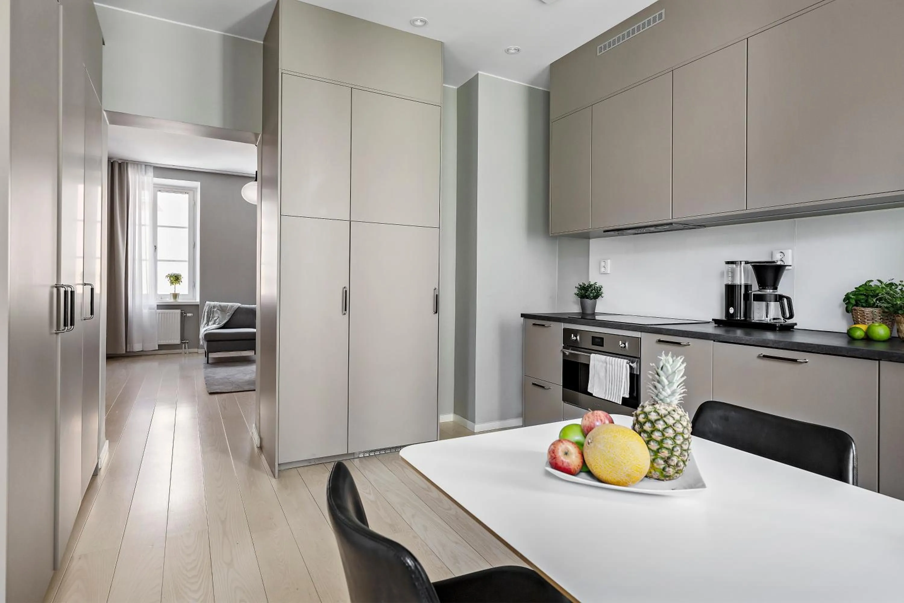 Kitchen or kitchenette in Forenom Apartments Stockholm Johannesgatan