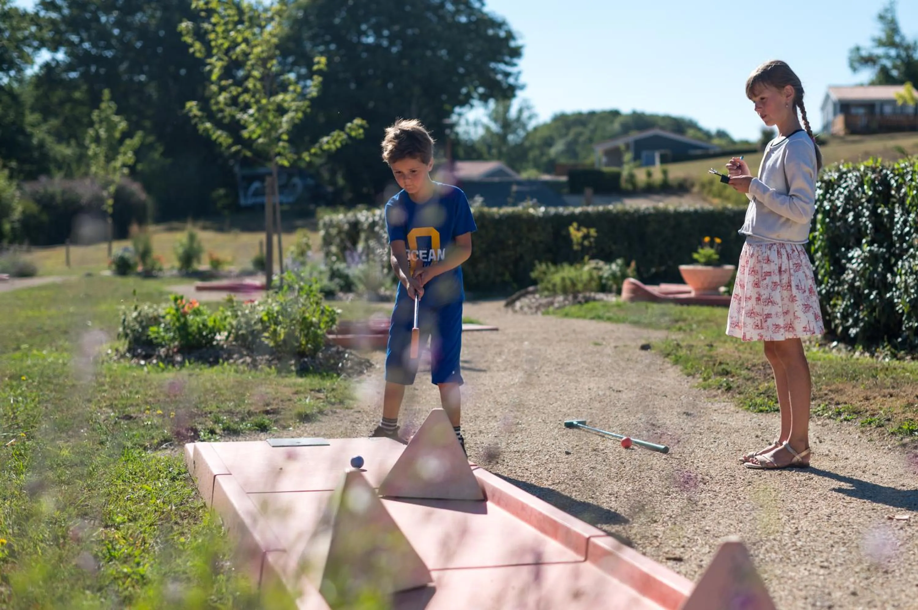 Minigolf in Domaine Mélusine - à 2km du Puy duFou France !